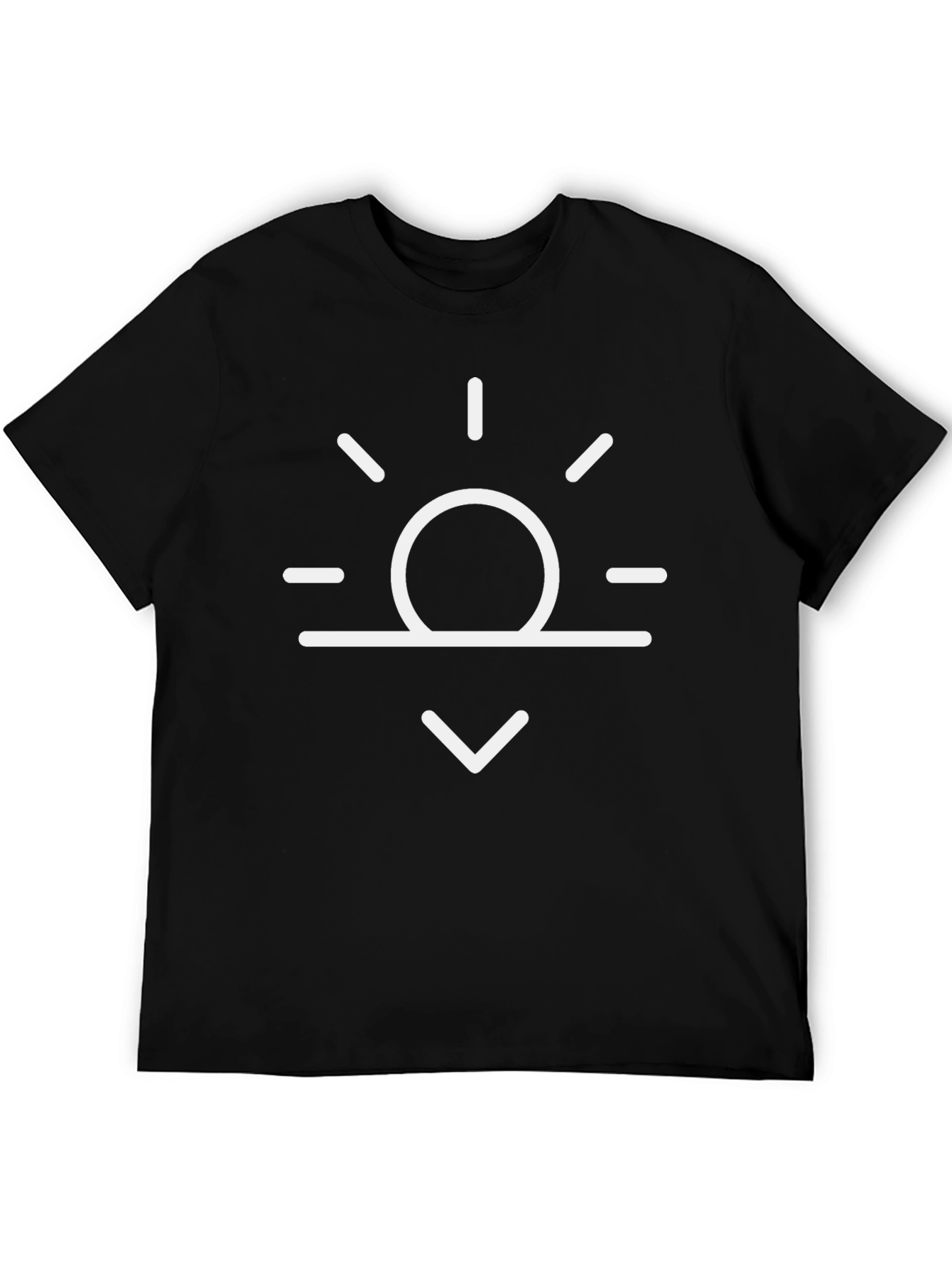 Sunset Graphic T-Shirt - Modern Minimalist Design
