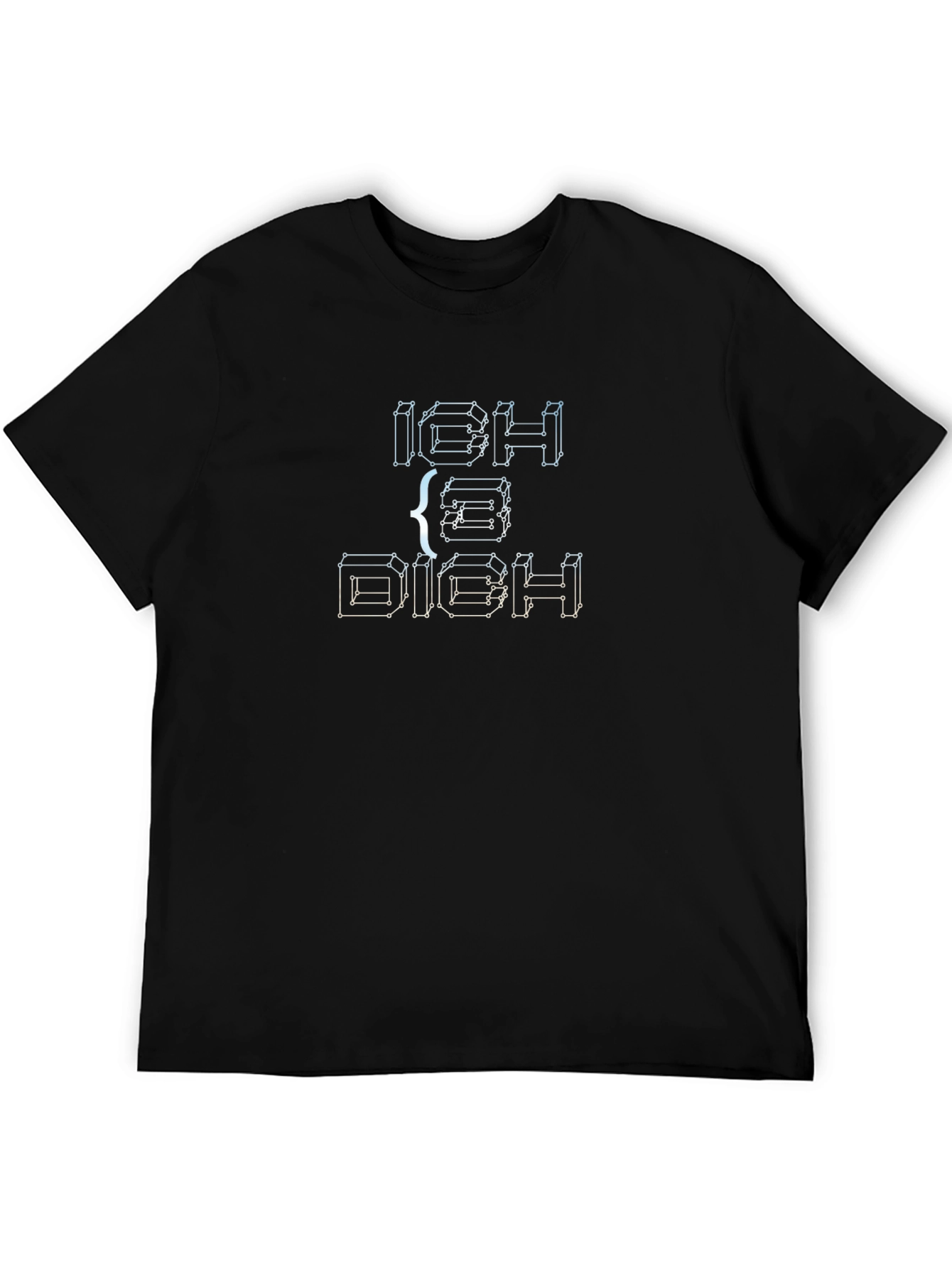 Ich Liebe Dich Black Graphic Tee