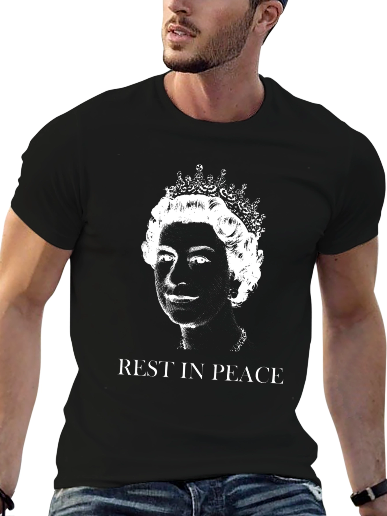 Queen Elizabeth II RIP Black T-Shirt