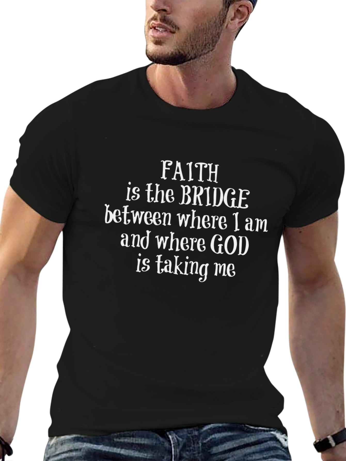 Faith Bridge Graphic T-Shirt