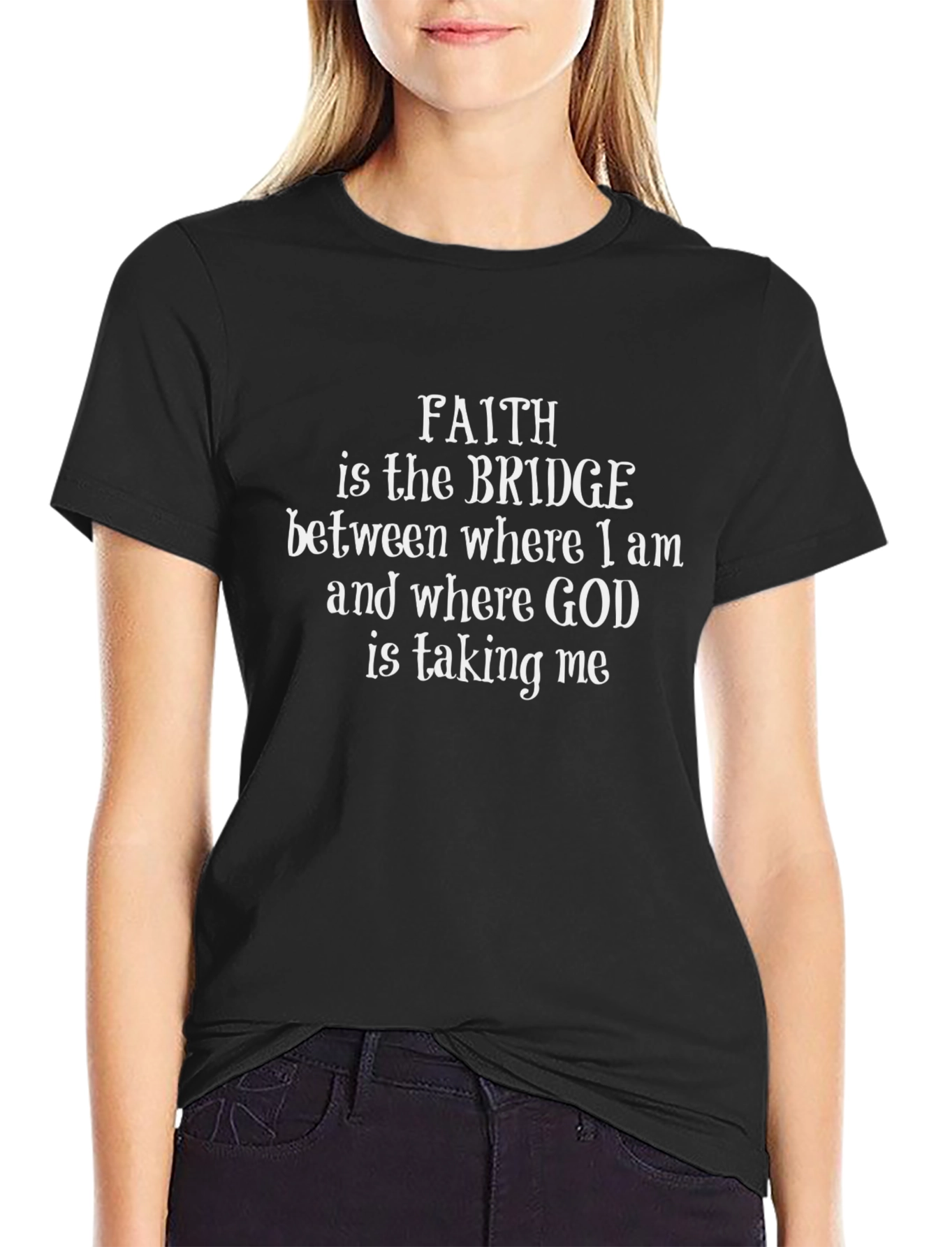 Faith Bridge Graphic T-Shirt
