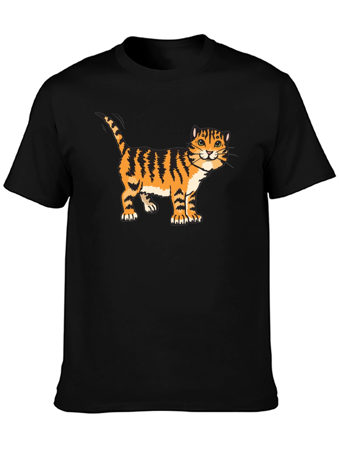 Tiger Cat Graphic Tee - Cool Animal Lover Shirt