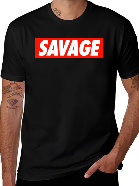 Savage Graphic T-Shirt - Bold Statement Tee