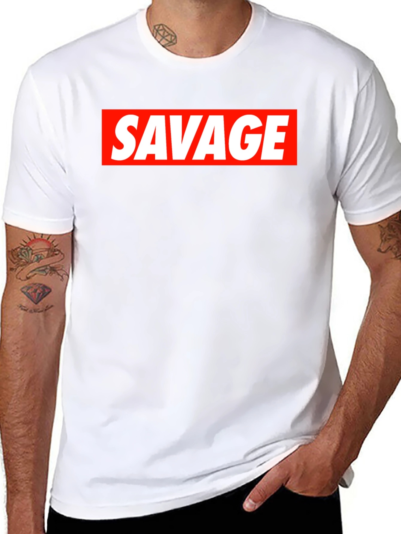 Savage Graphic T-Shirt - Bold Statement Tee
