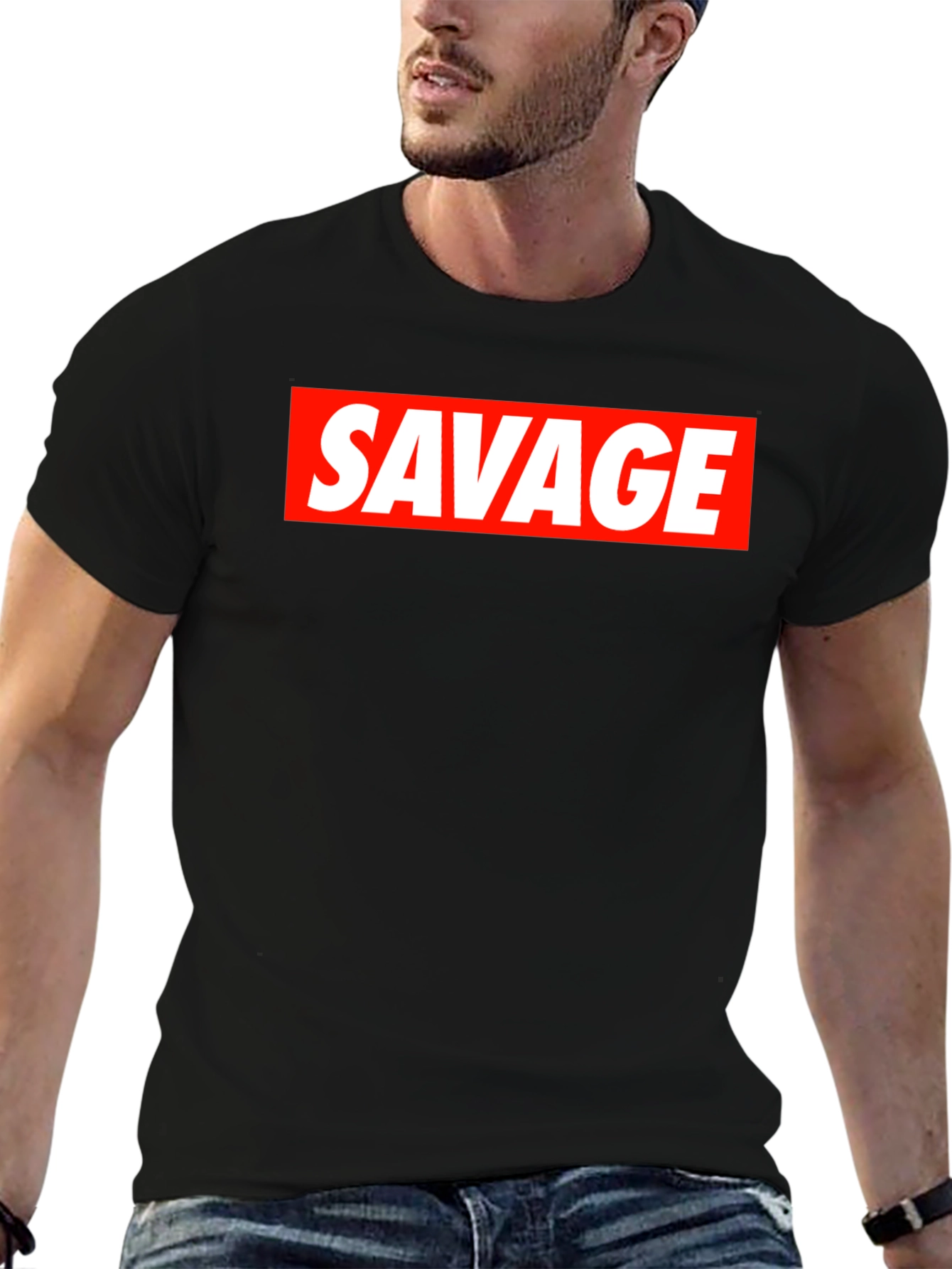 Savage Graphic T-Shirt - Bold Statement Tee