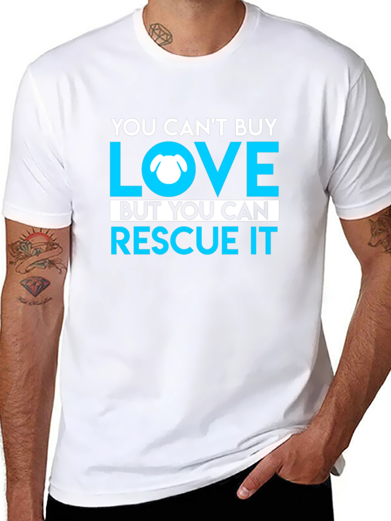 Rescue Love T-Shirt - Adopt a Pet