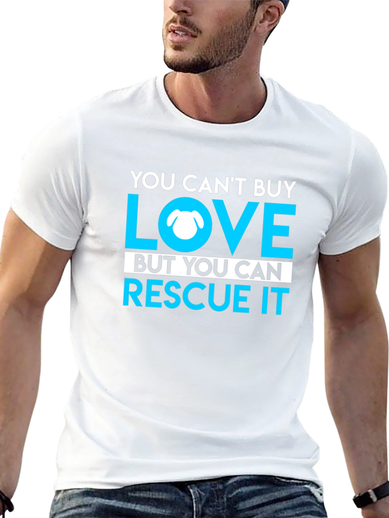 Rescue Love T-Shirt - Adopt a Pet
