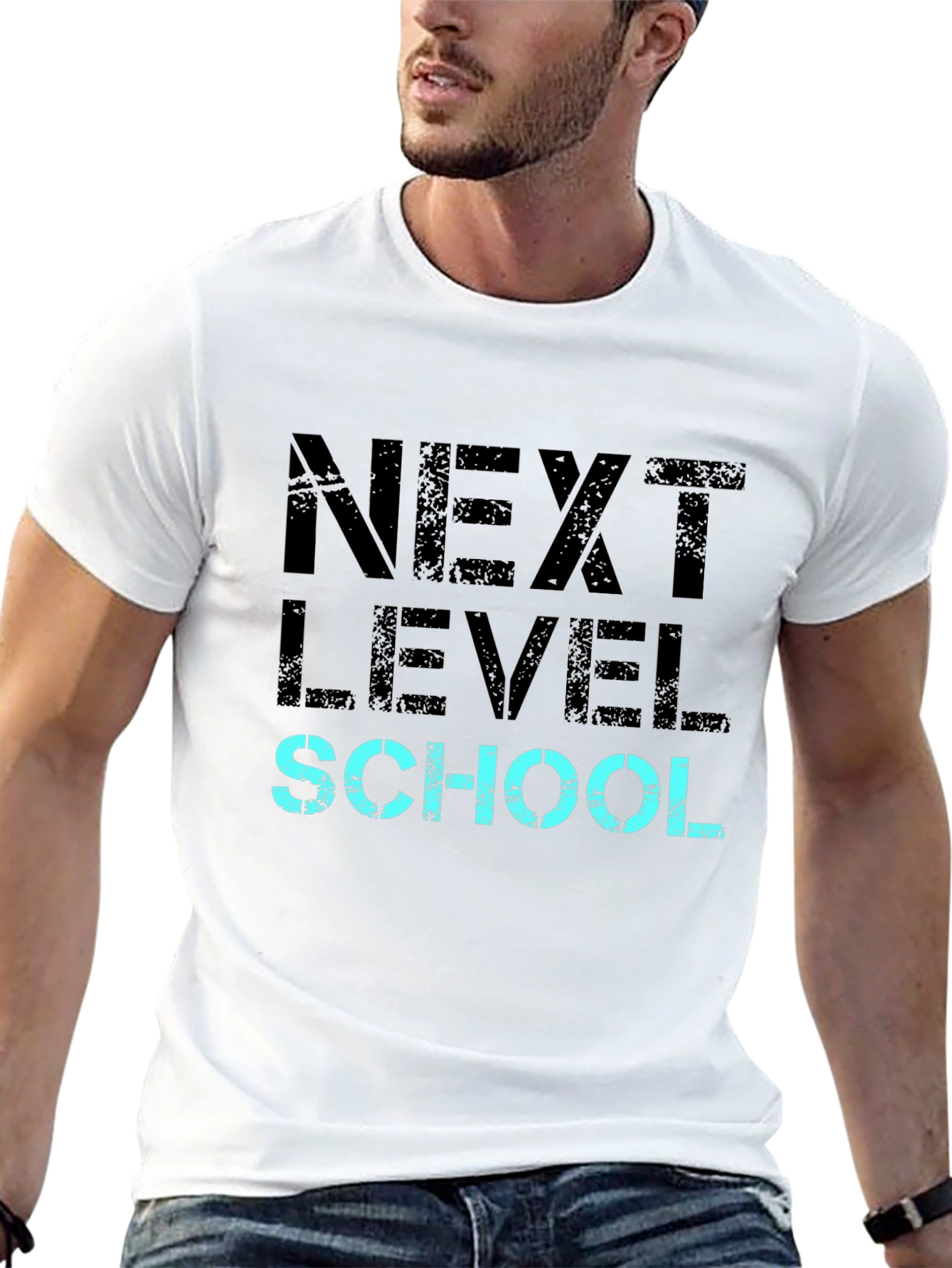 Next Level School Black T-Shirt