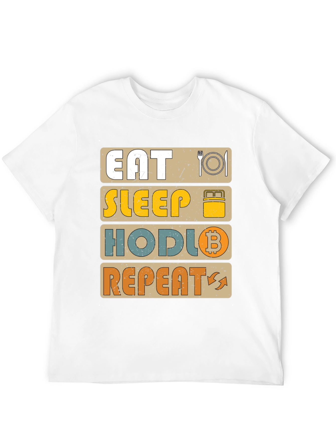 Eat Sleep Hodl Repeat Crypto T-Shirt