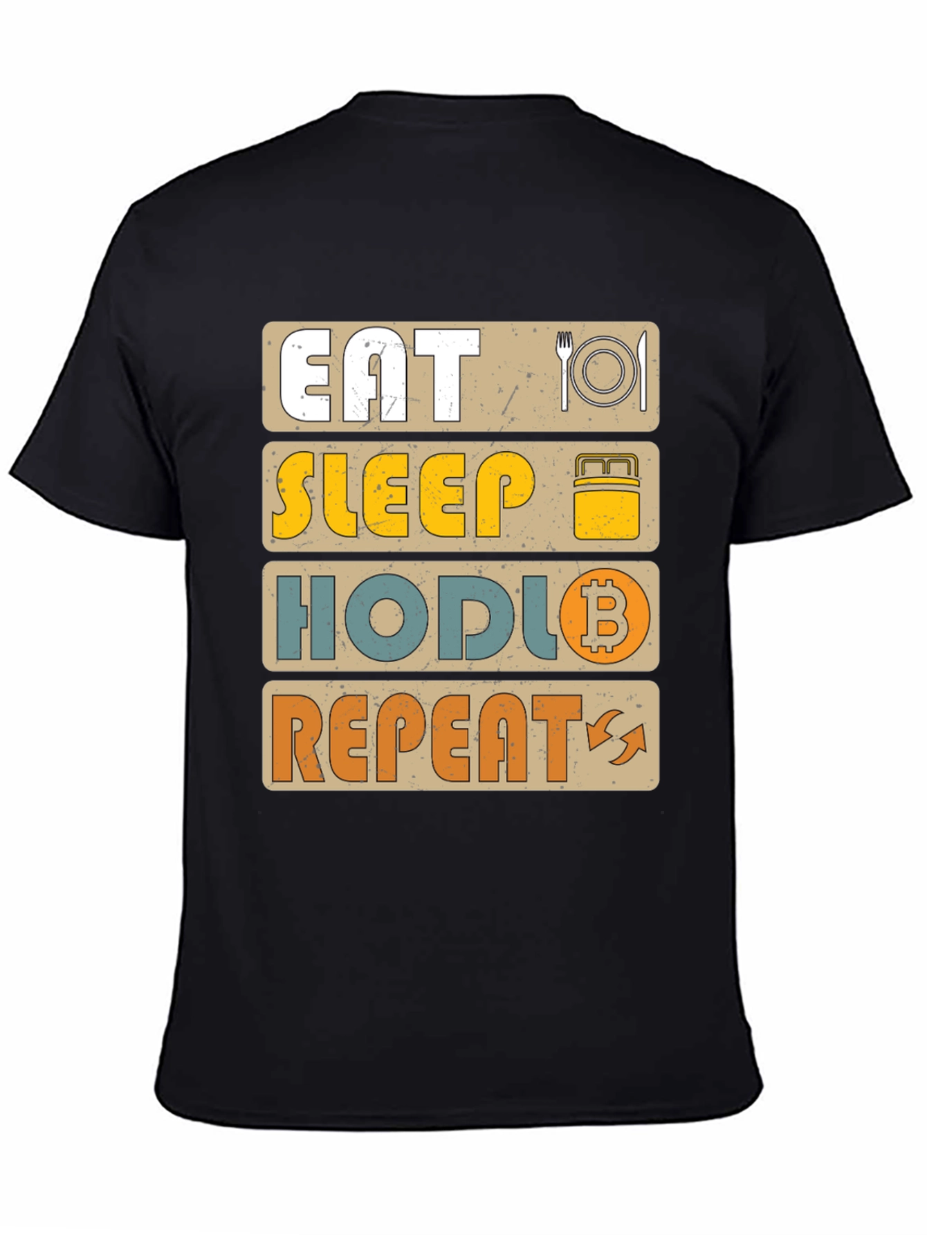 Eat Sleep Hodl Repeat Crypto T-Shirt