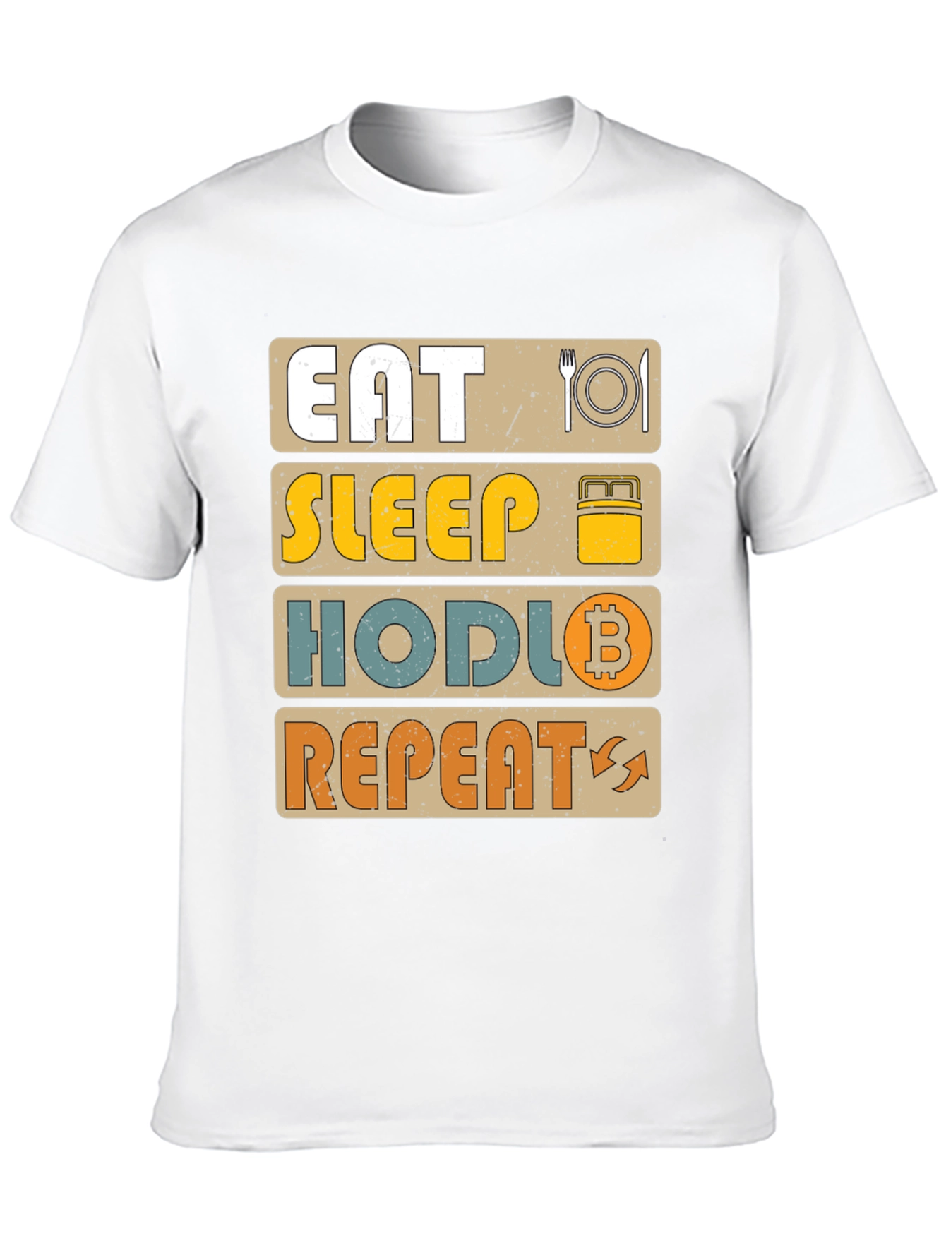 Eat Sleep Hodl Repeat Crypto T-Shirt