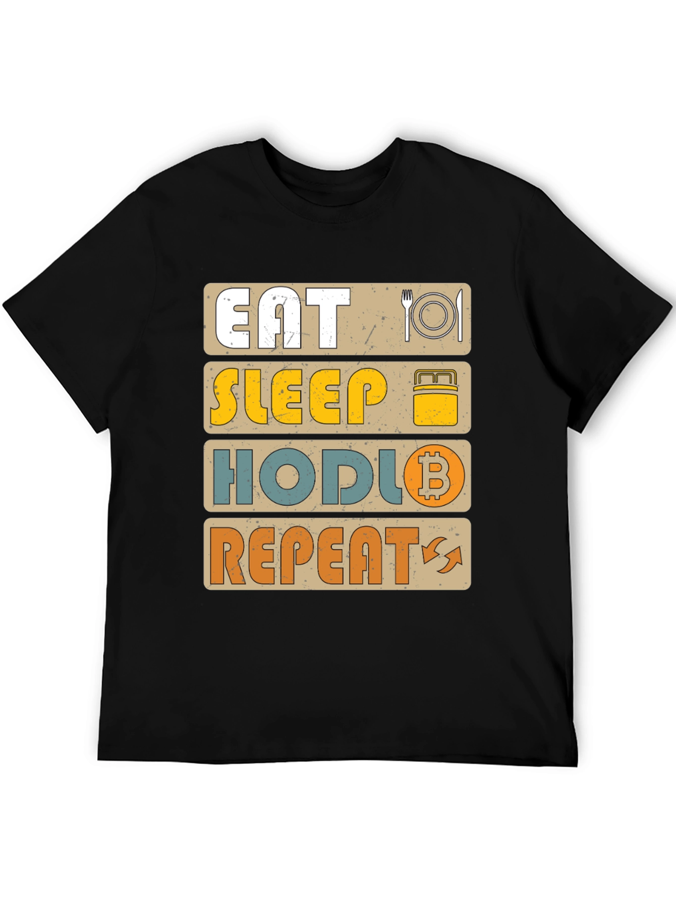 Eat Sleep Hodl Repeat Crypto T-Shirt