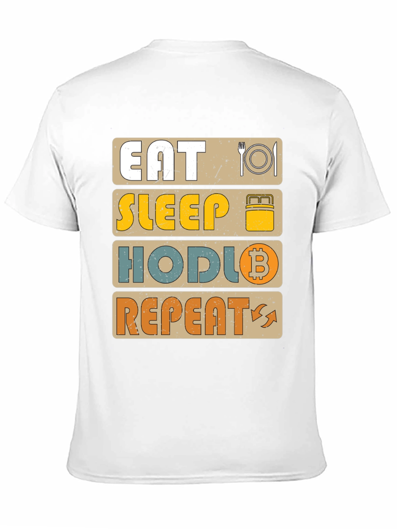 Eat Sleep Hodl Repeat Crypto T-Shirt