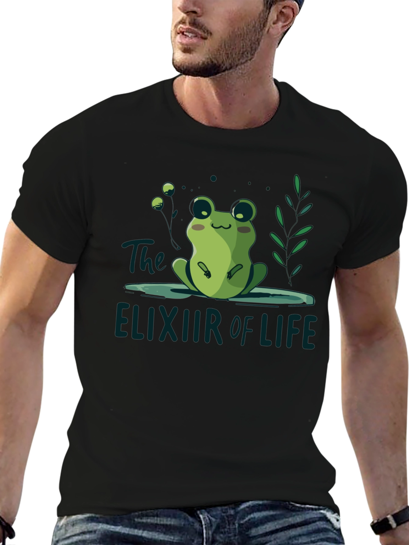 Frog Elixir of Life Graphic Tee - Relaxed Fit