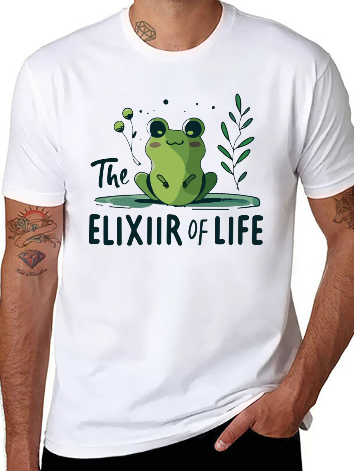 Frog Elixir of Life Graphic Tee - Relaxed Fit