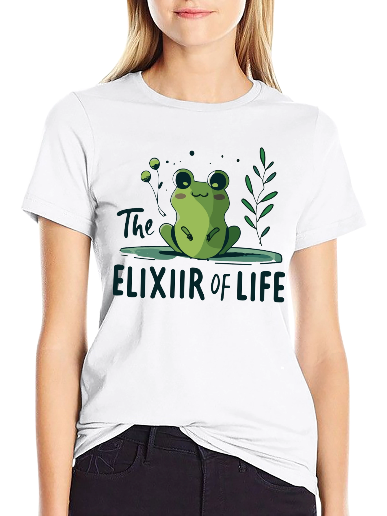 Frog Elixir of Life Graphic Tee - Relaxed Fit