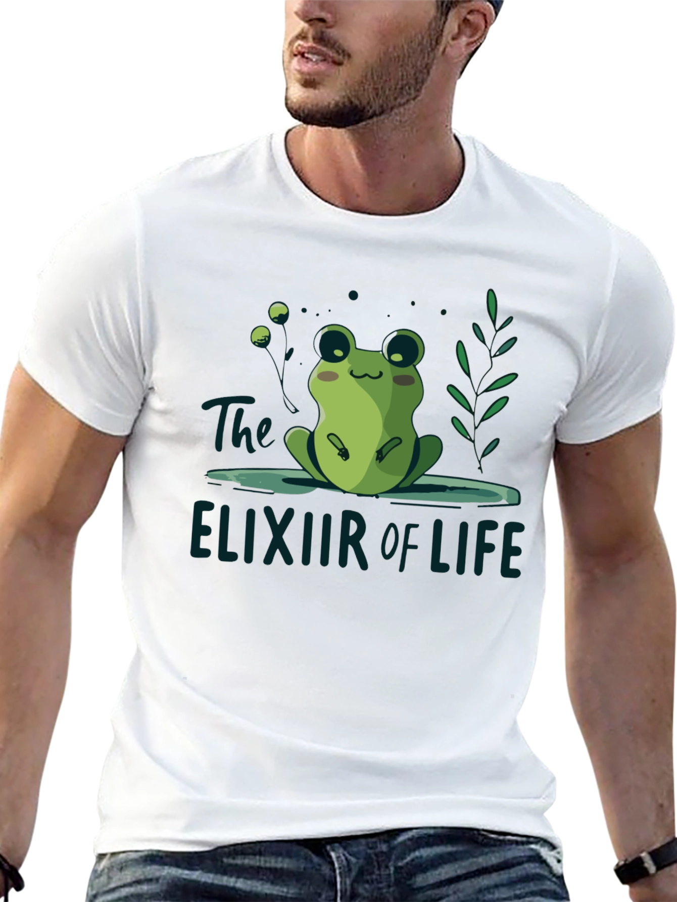 Frog Elixir of Life Graphic Tee - Relaxed Fit