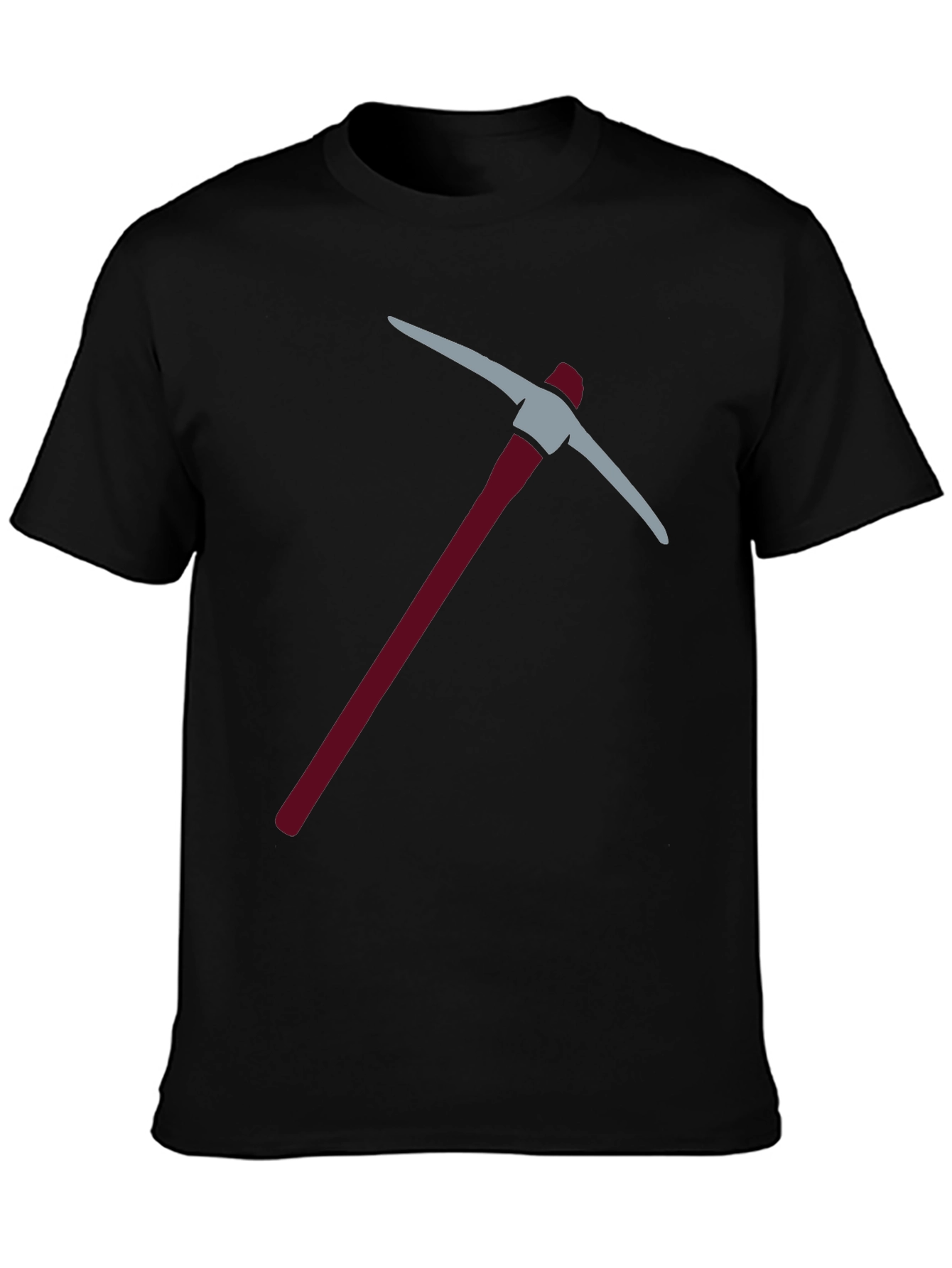 Pickaxe Graphic Tee - Black Crew Neck