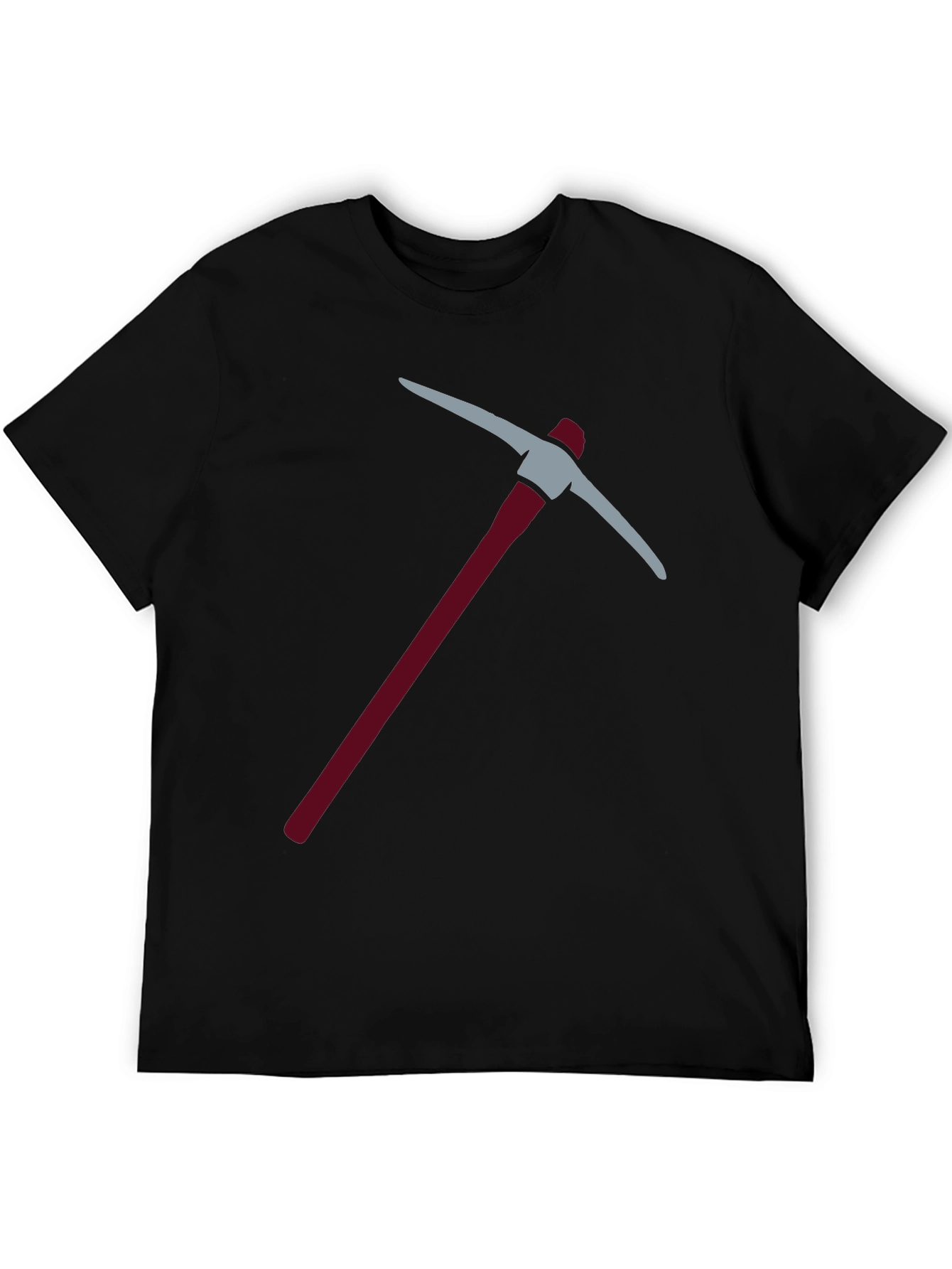 Pickaxe Graphic Tee - Black Crew Neck