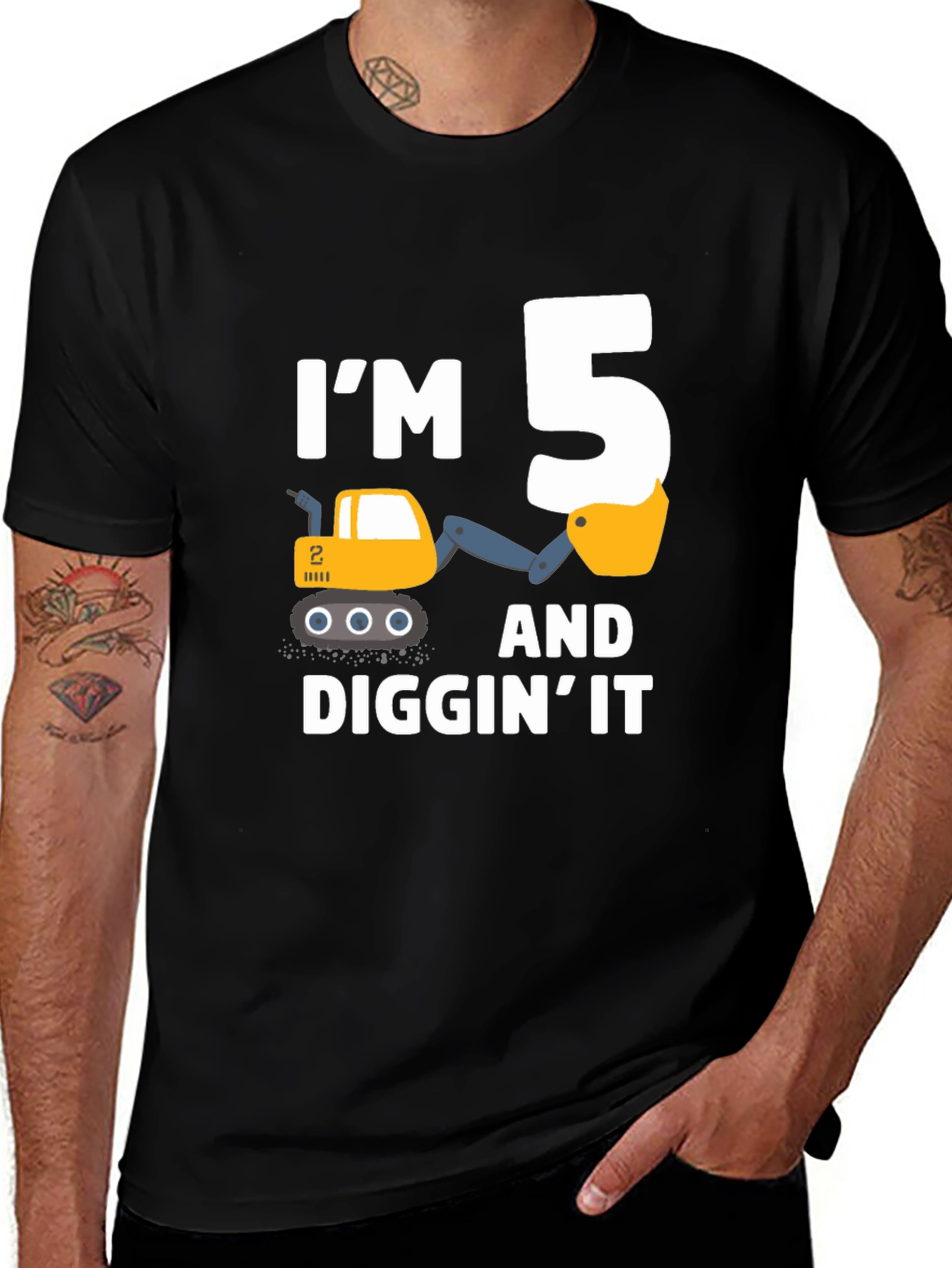 Im 5 and Diggin It Toddler Shirt