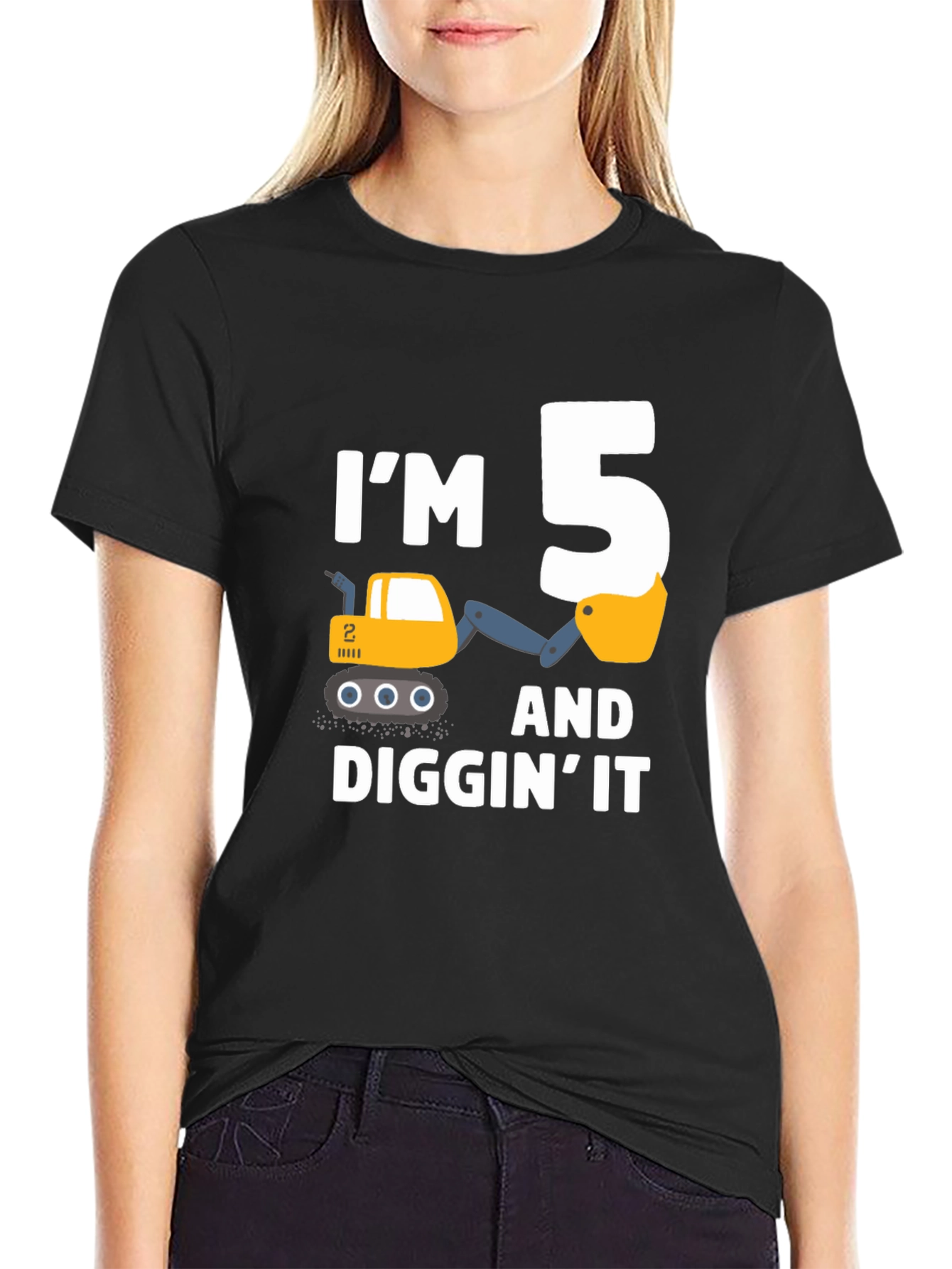Im 5 and Diggin It Toddler Shirt