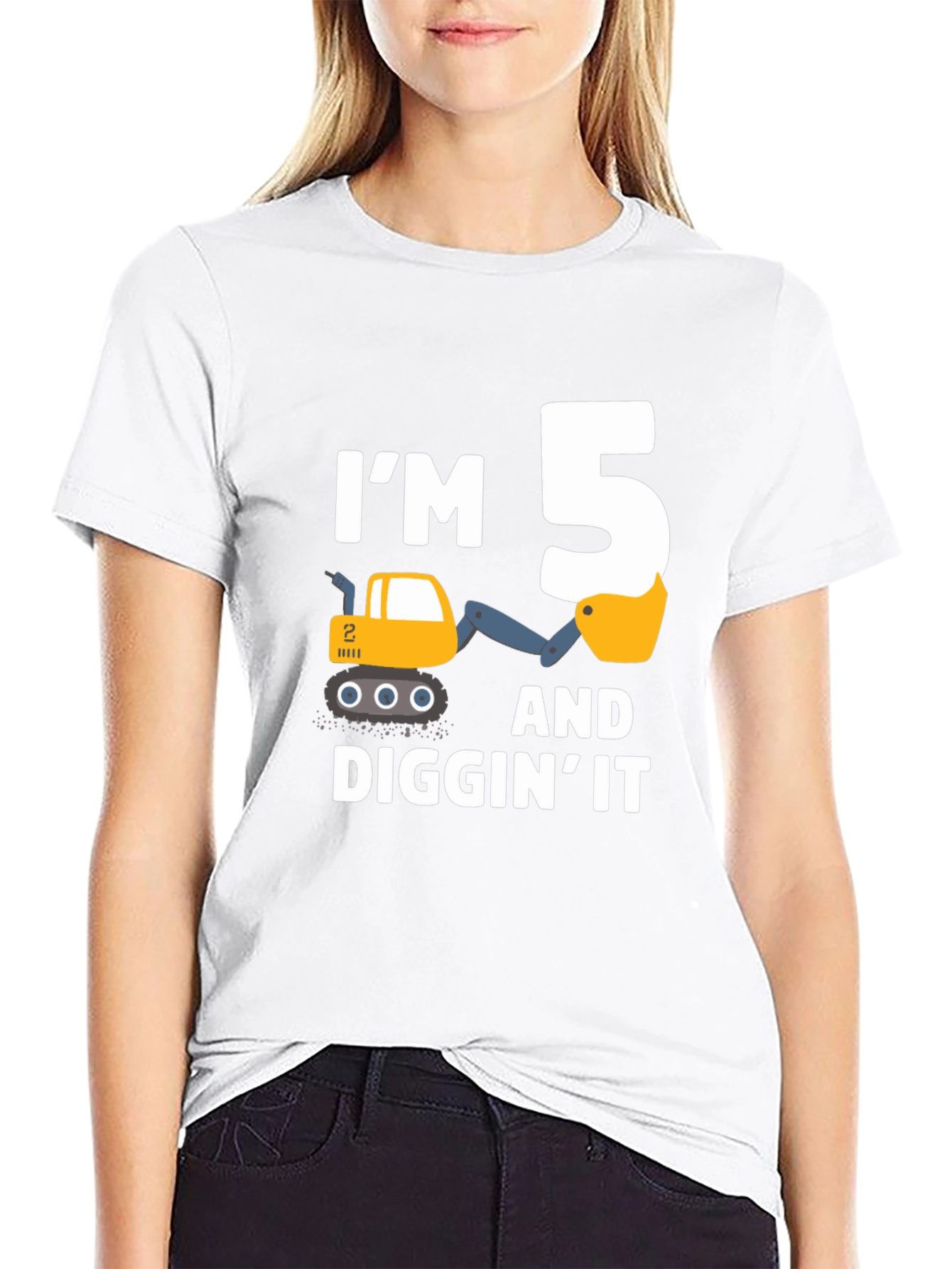 Im 5 and Diggin It Toddler Shirt