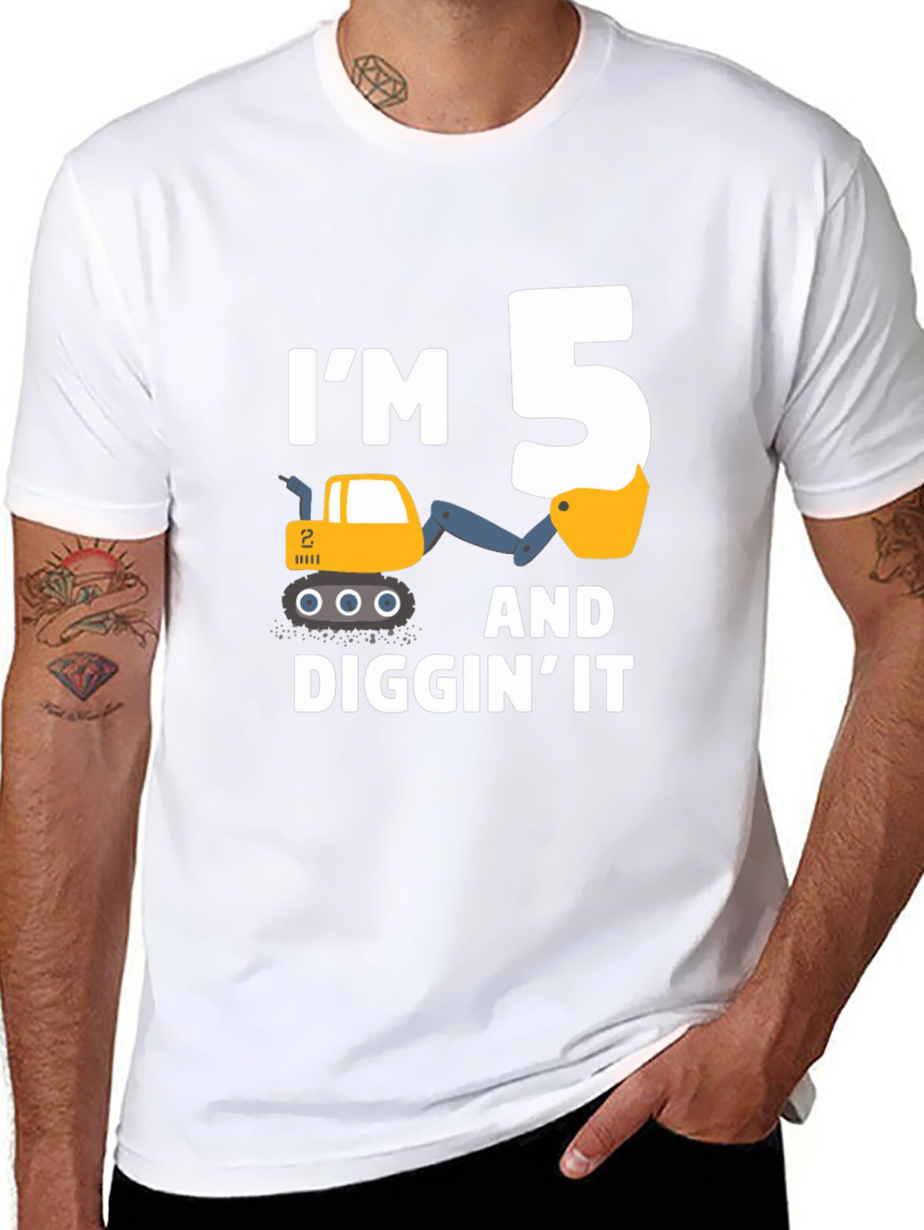 Im 5 and Diggin It Toddler Shirt