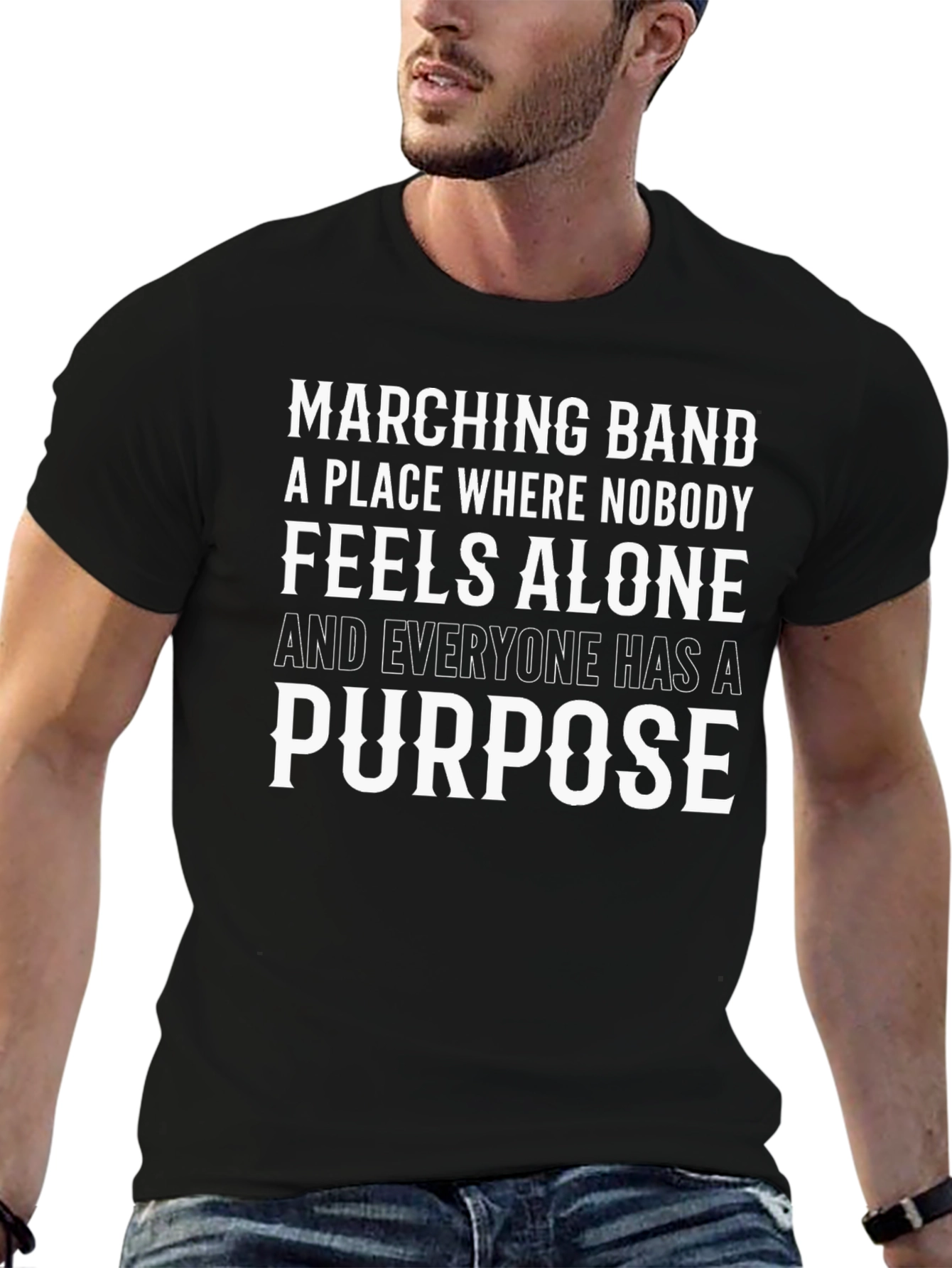 Marching Band T-Shirt - Feels Alone Purpose