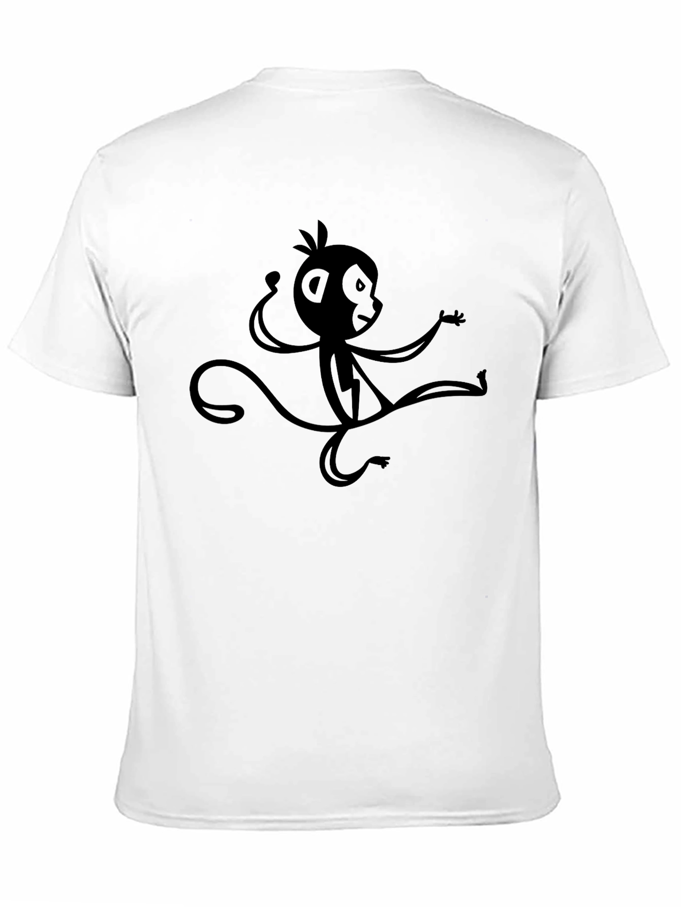 Monkey Graphic Black T-Shirt