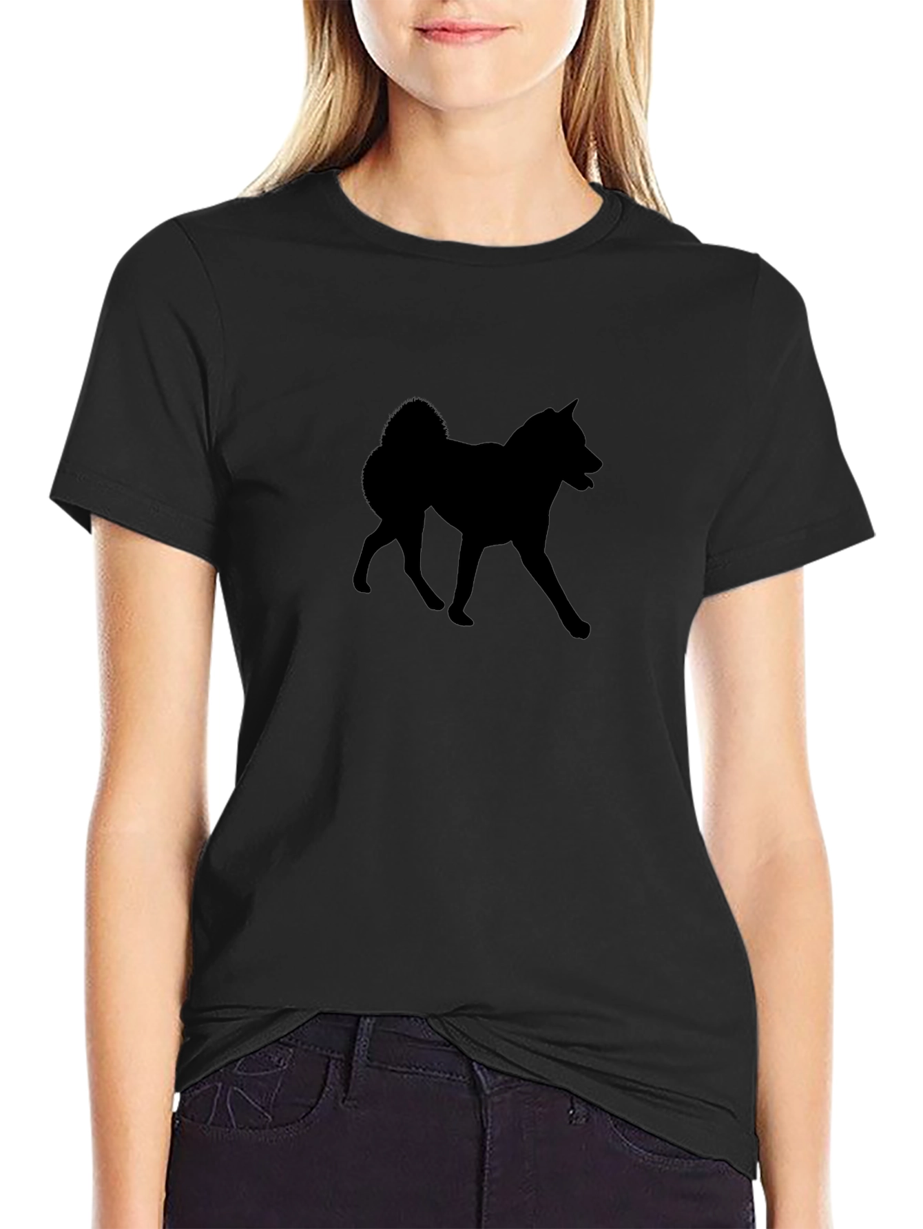 Dog Silhouette Tee - Cool Graphic T-Shirt
