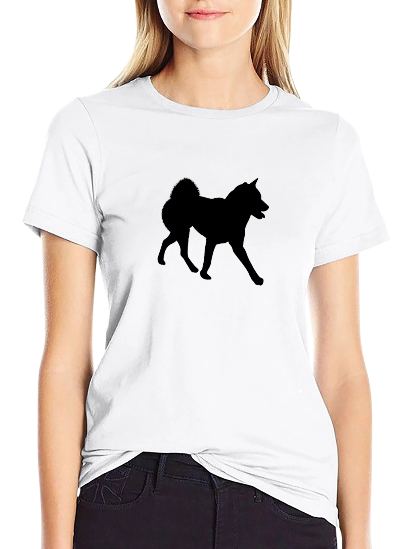Dog Silhouette Tee - Cool Graphic T-Shirt
