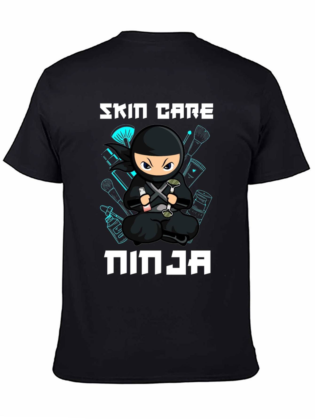 Skin Care Ninja Black T-Shirt