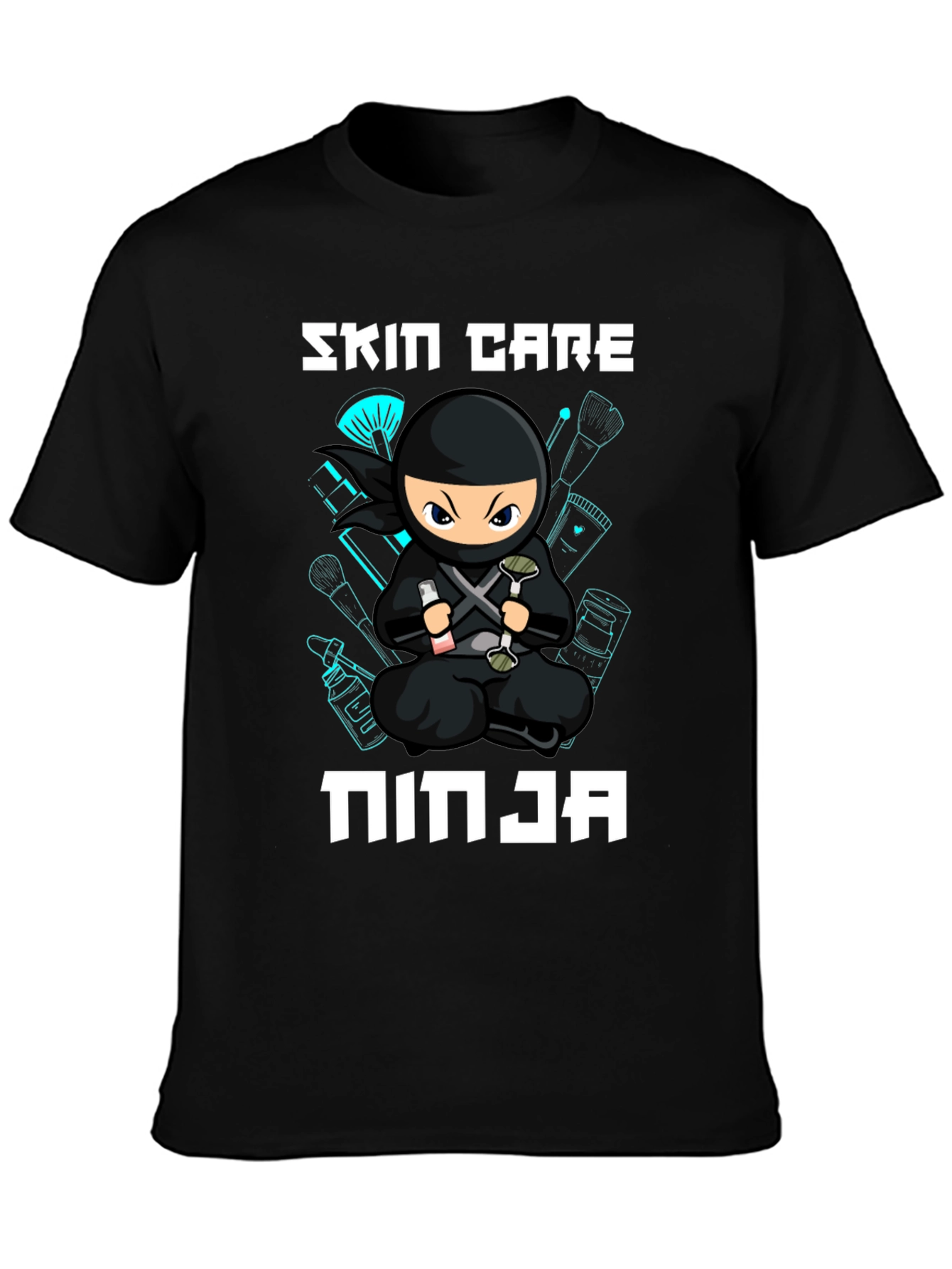 Skin Care Ninja Black T-Shirt