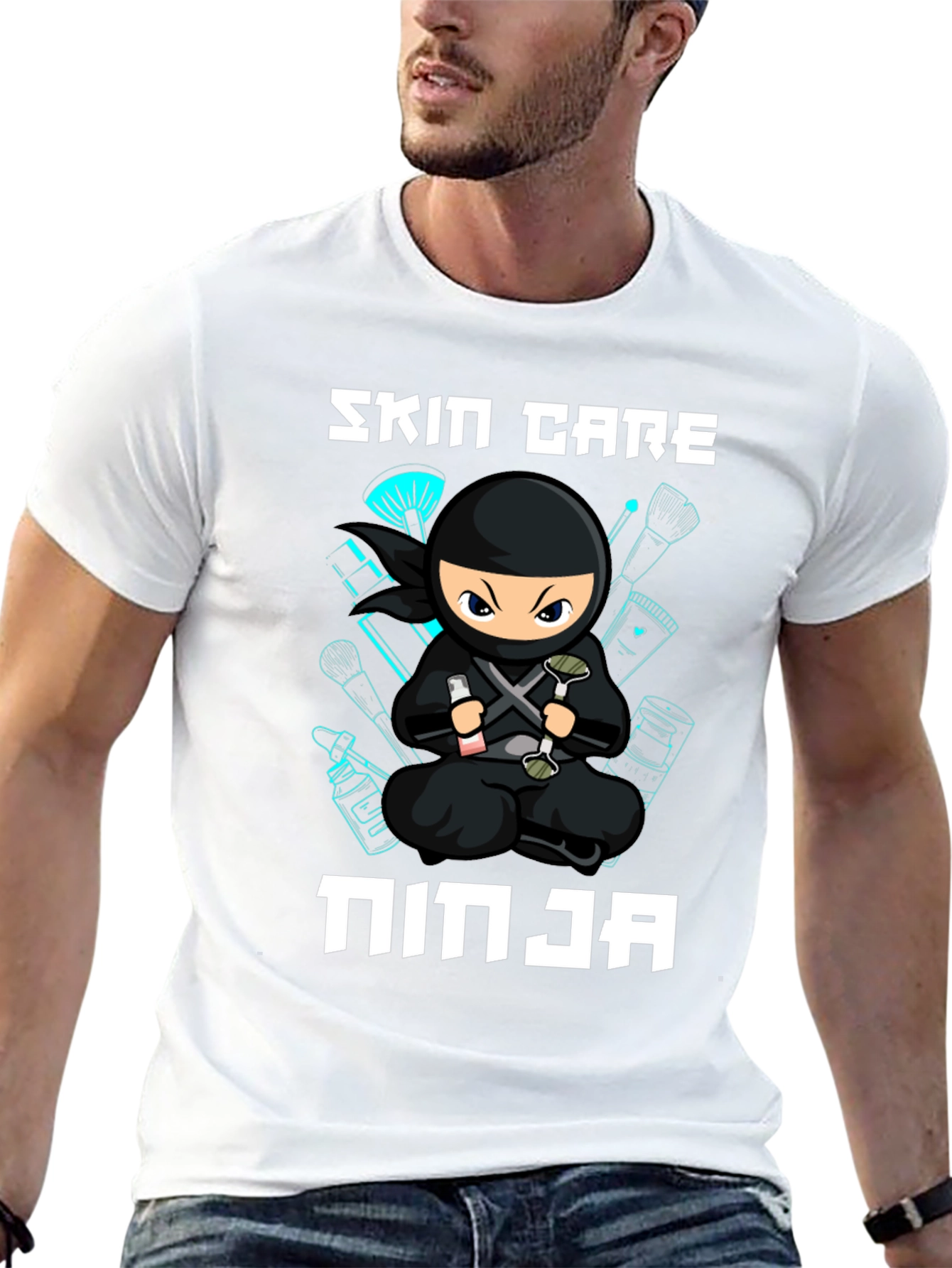 Skin Care Ninja Black T-Shirt
