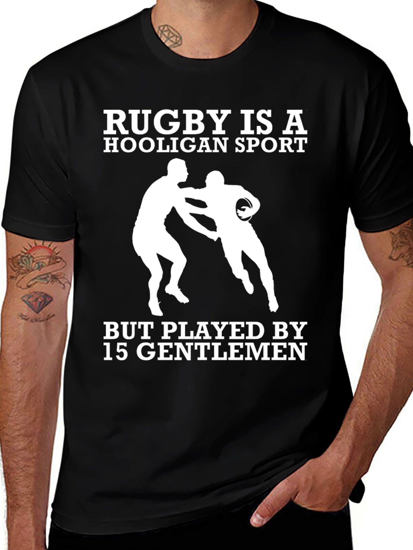 Rugby Hooligan Sport Gentleman T-Shirt