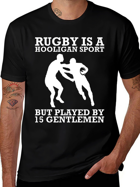 Rugby Hooligan Sport Gentleman T-Shirt