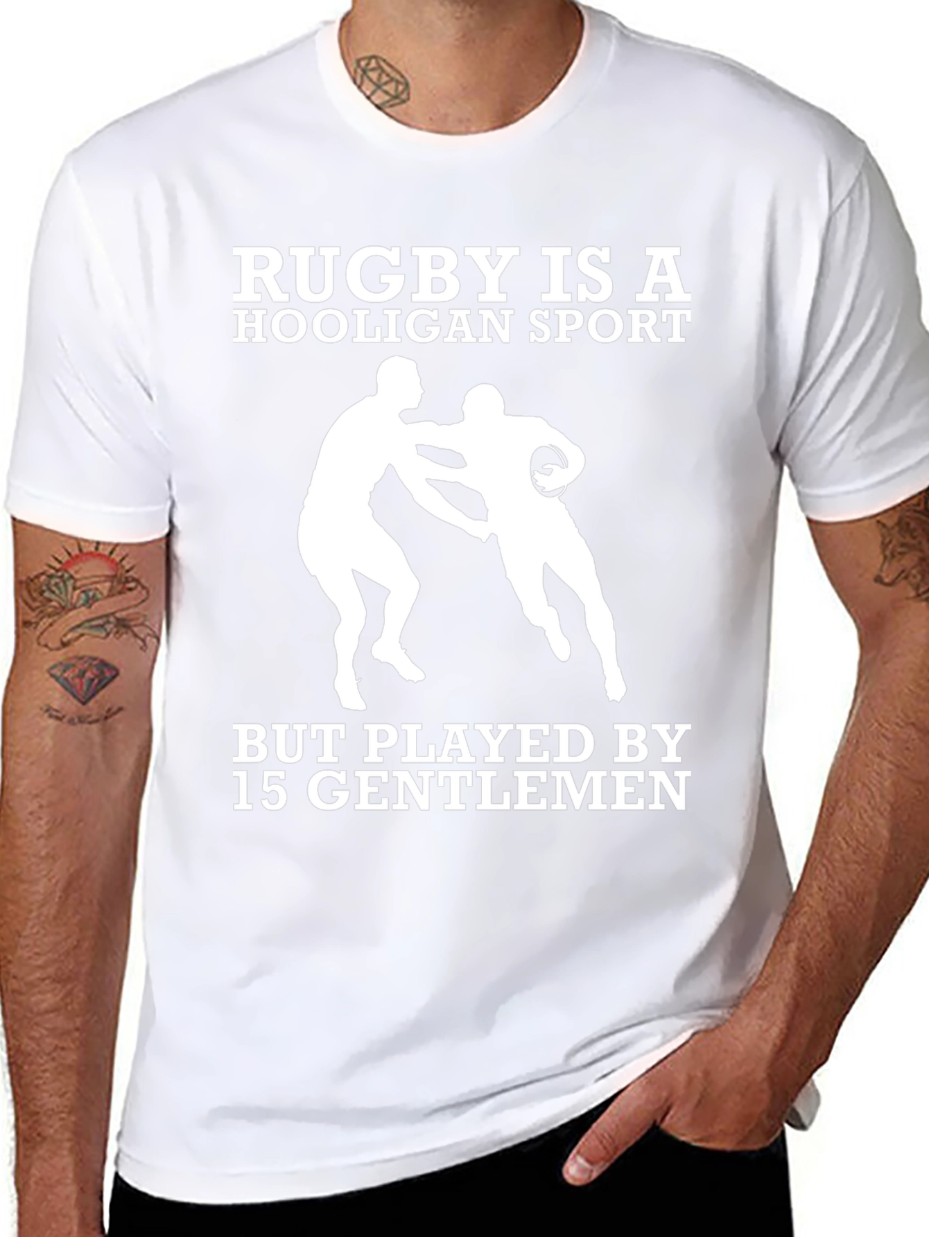 Rugby Hooligan Sport Gentleman T-Shirt