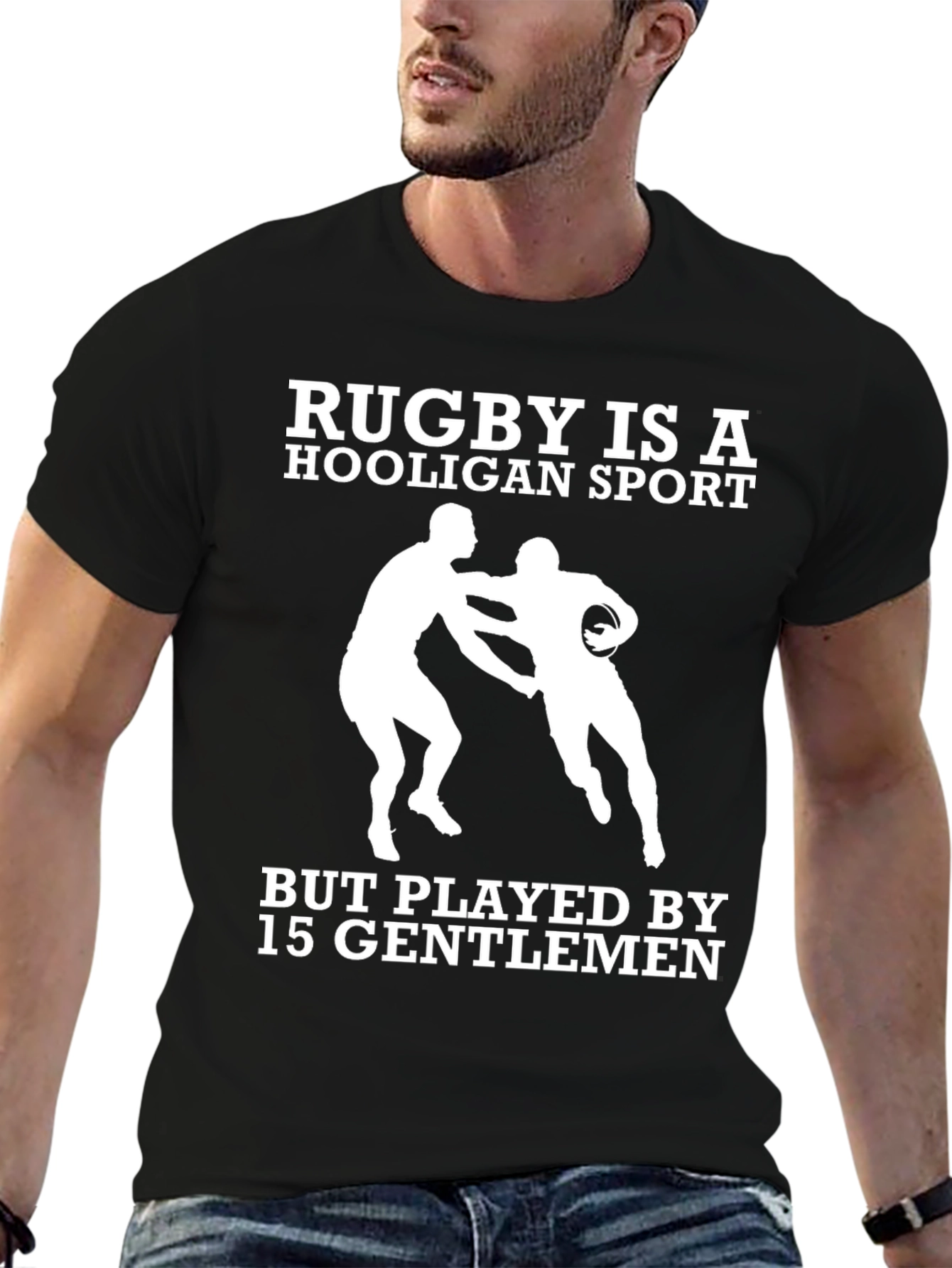 Rugby Hooligan Sport Gentleman T-Shirt