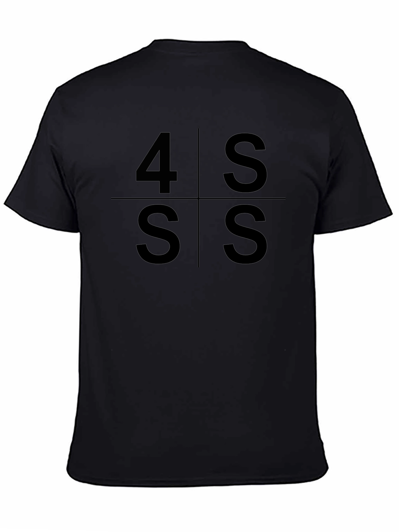 4 Ss Graphic T-Shirt - Black