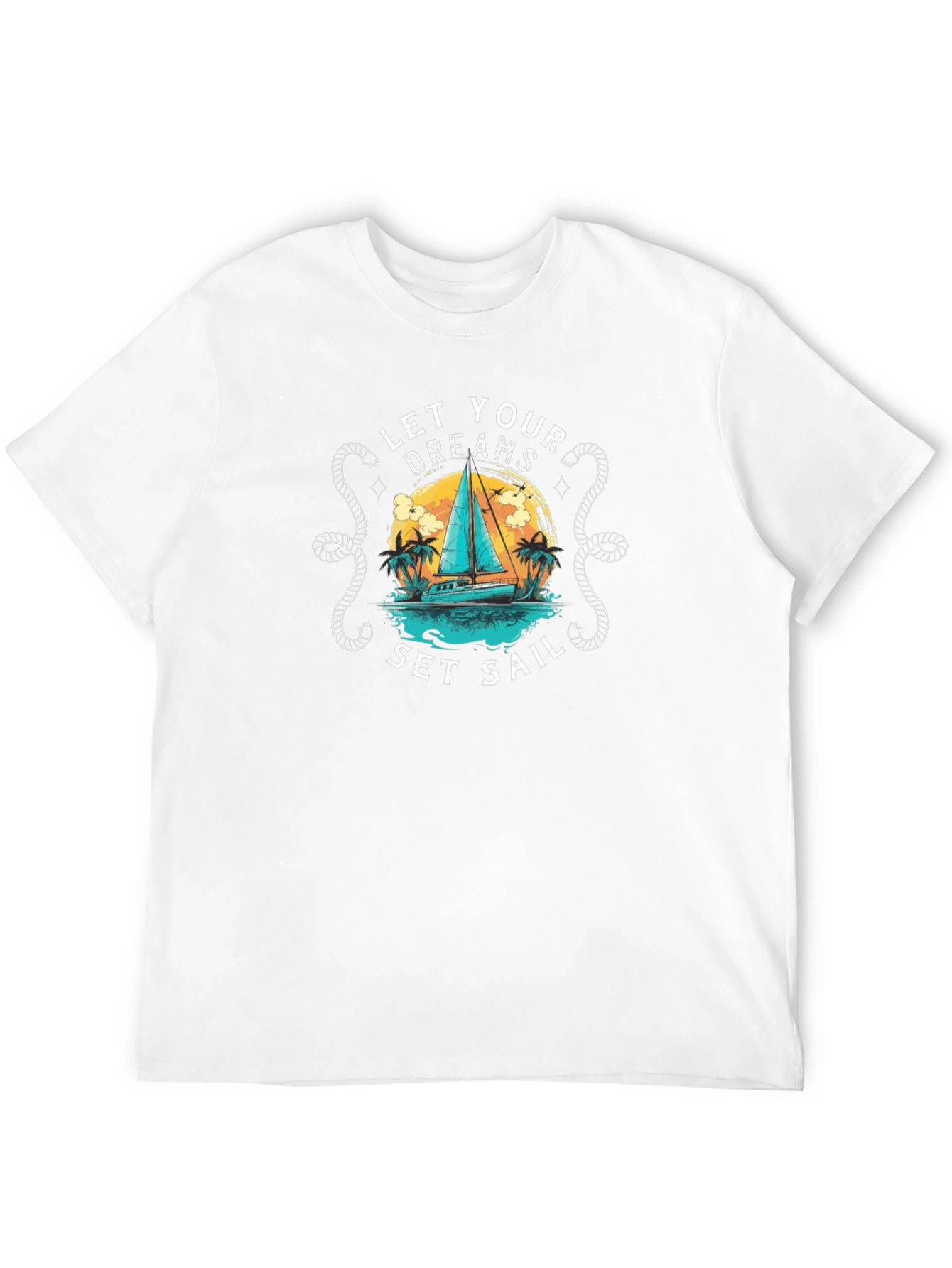 Let Your Dreams Set Sail T-Shirt - Black