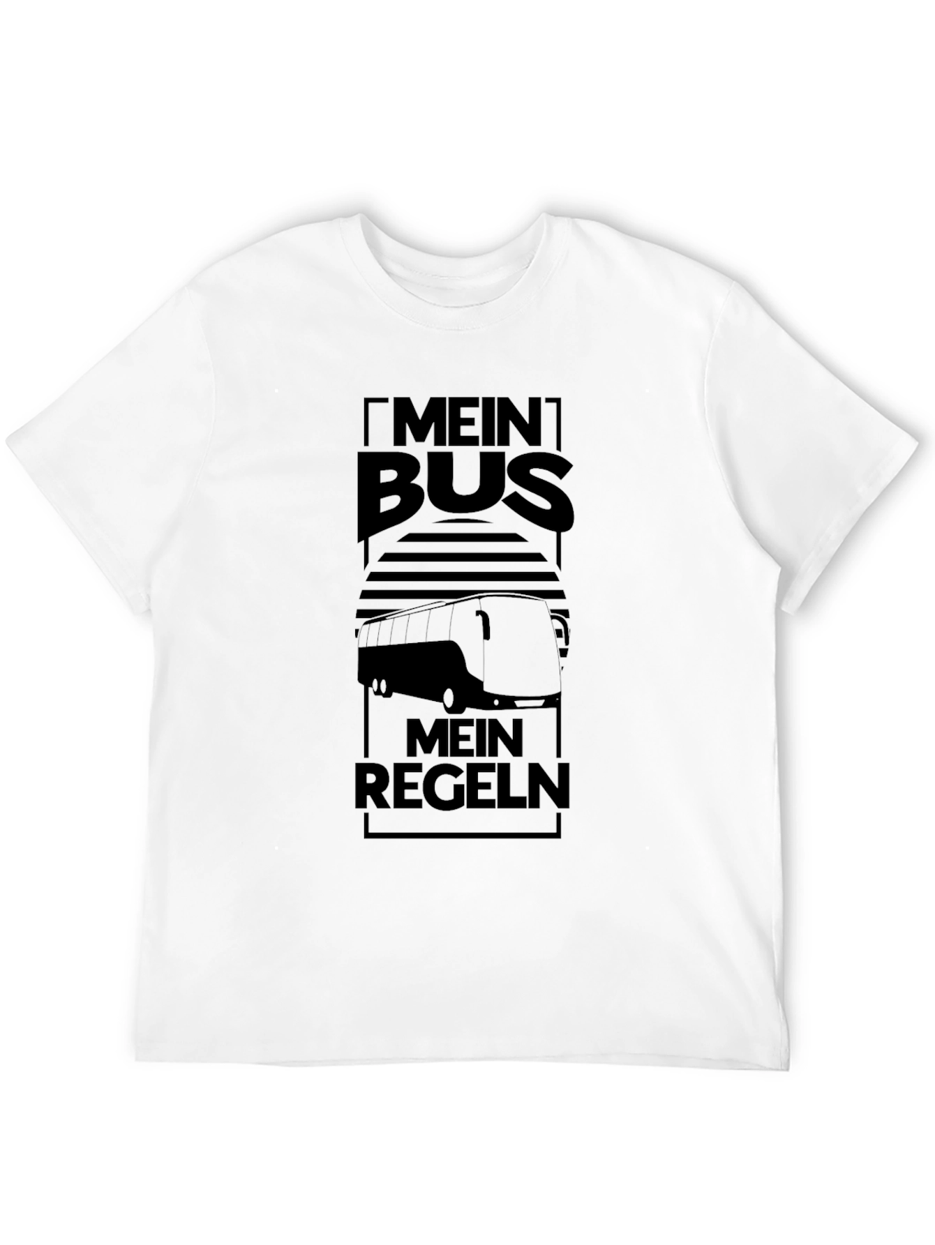 Mein Bus Regeln T-Shirt - Black Graphic Tee