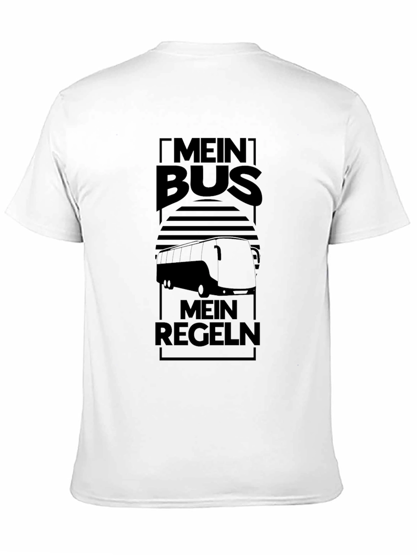 Mein Bus Regeln T-Shirt - Black Graphic Tee
