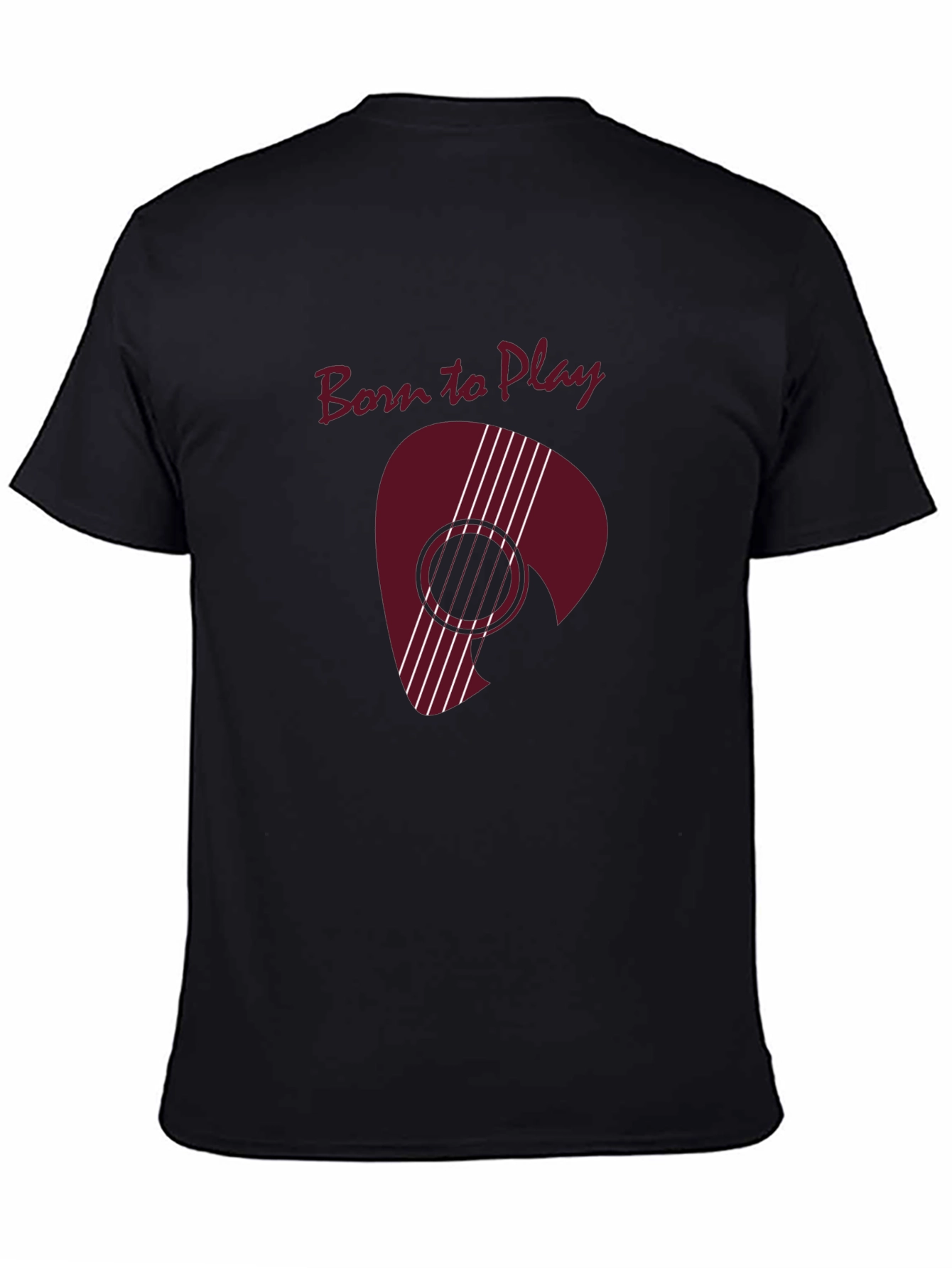 Born to Play Guitar Pick Graphic Tee