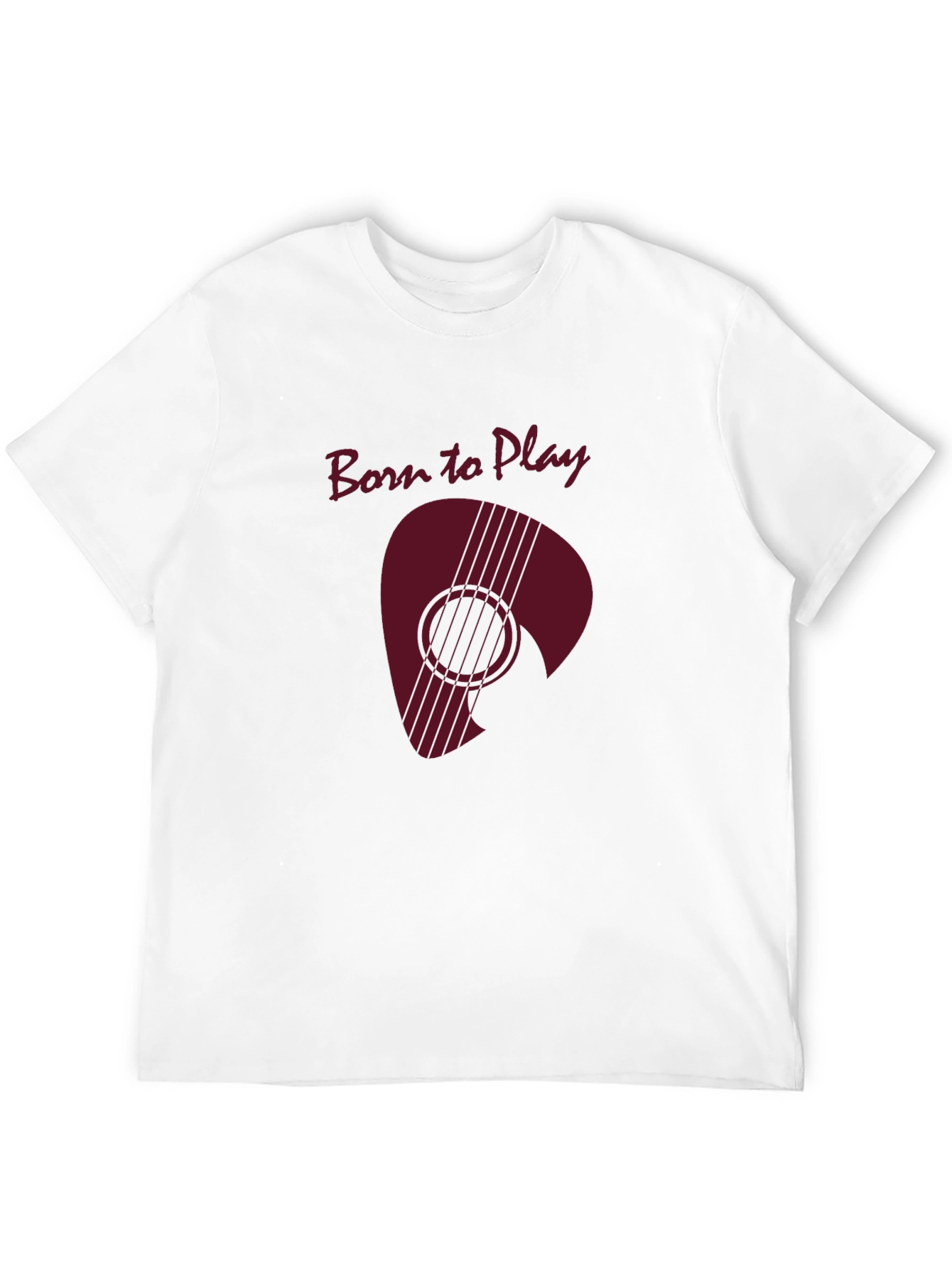 Born to Play Guitar Pick Graphic Tee