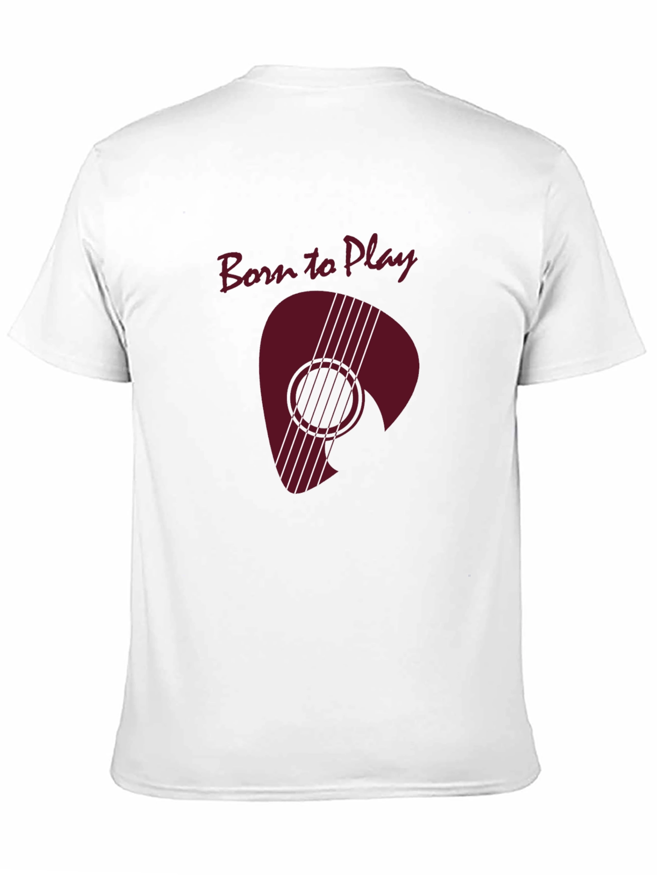 Born to Play Guitar Pick Graphic Tee