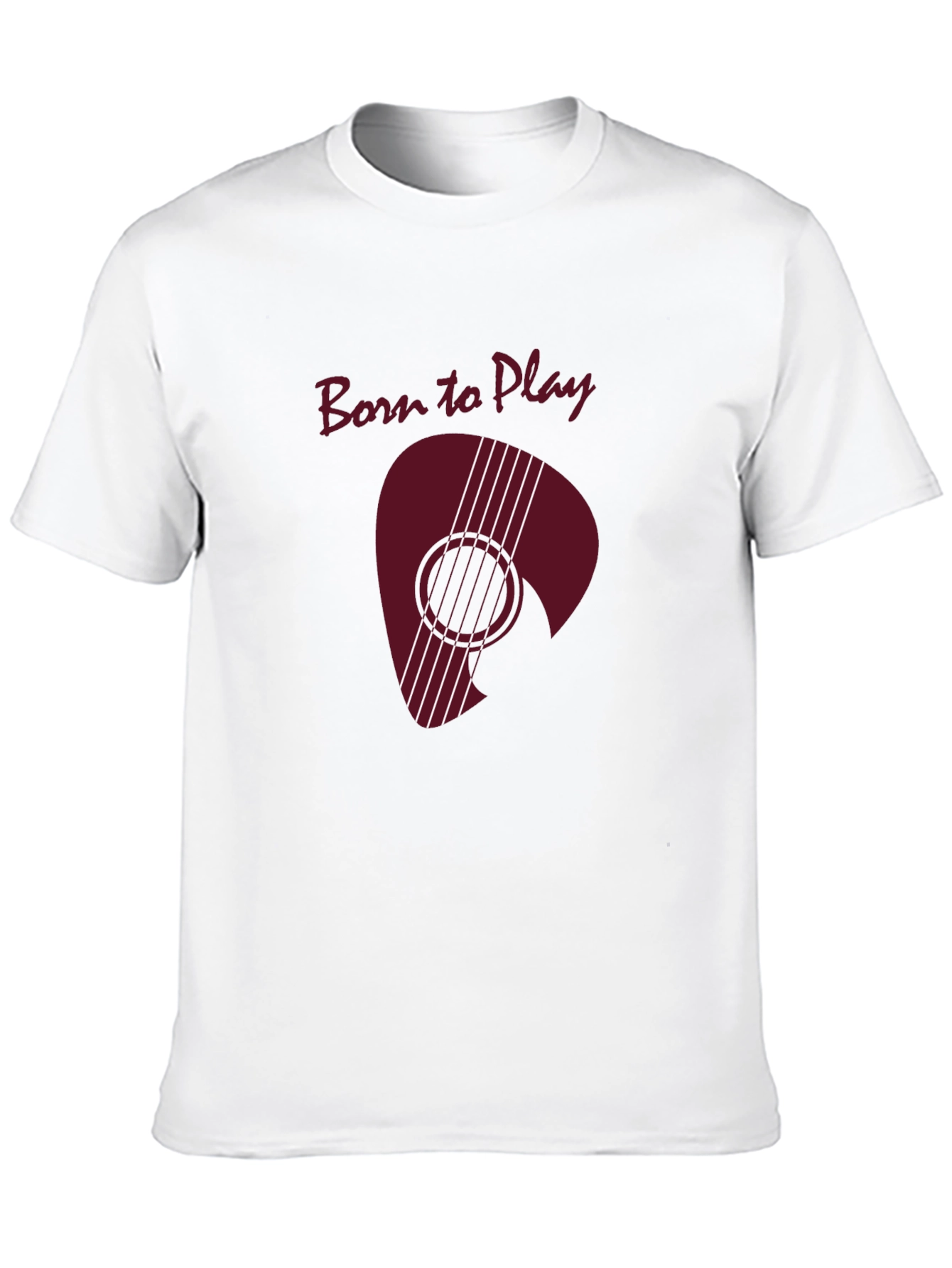 Born to Play Guitar Pick Graphic Tee