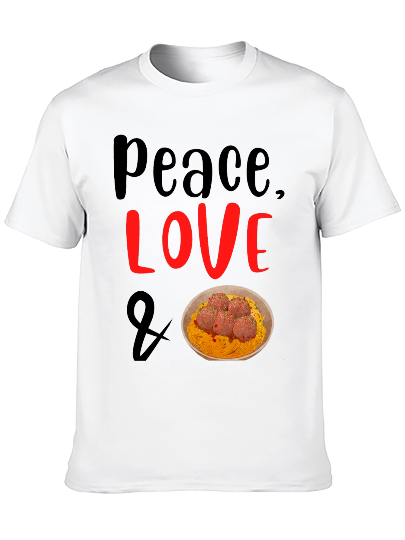 Peace Love Spaghetti T-Shirt