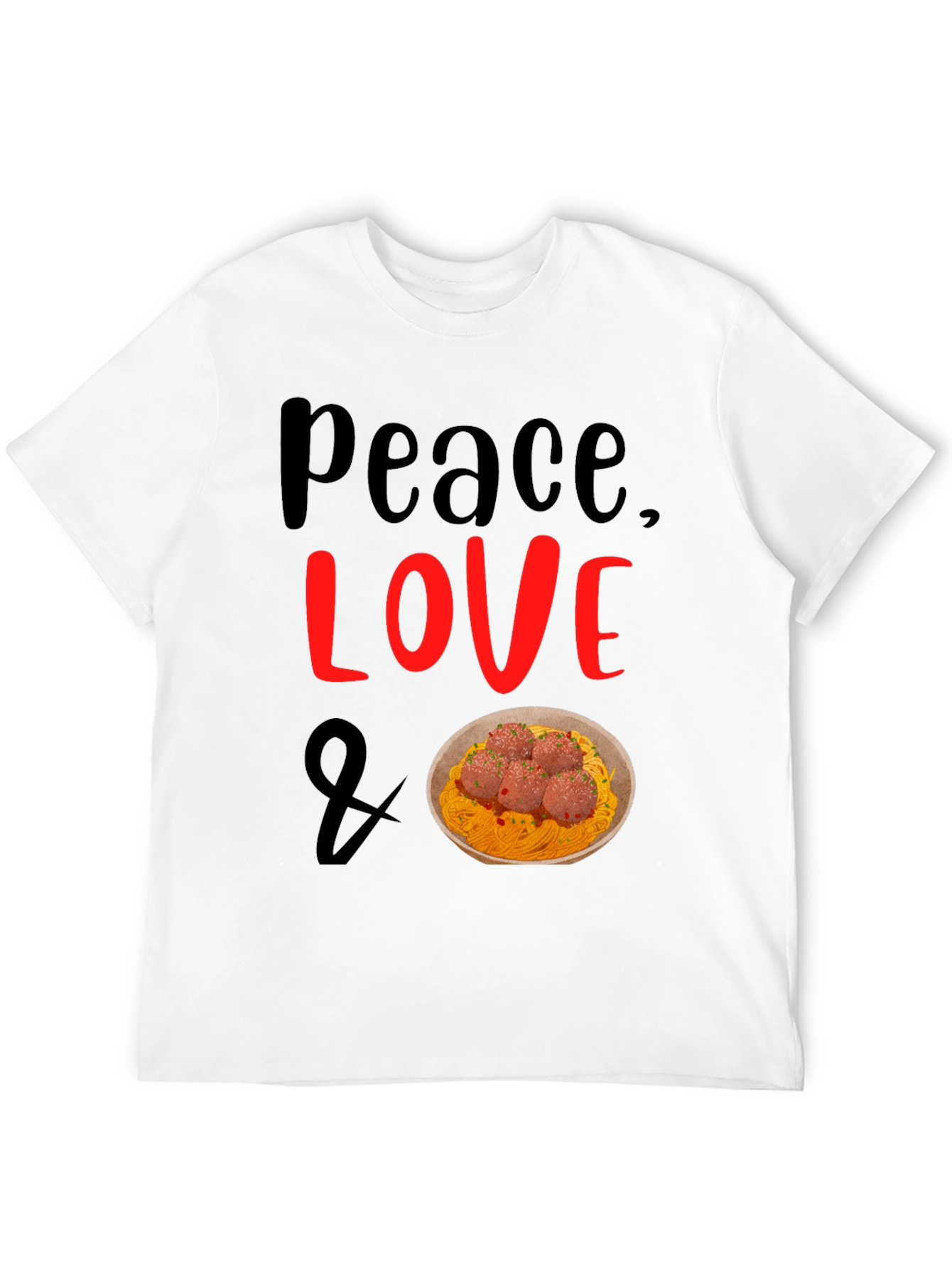 Peace Love Spaghetti T-Shirt