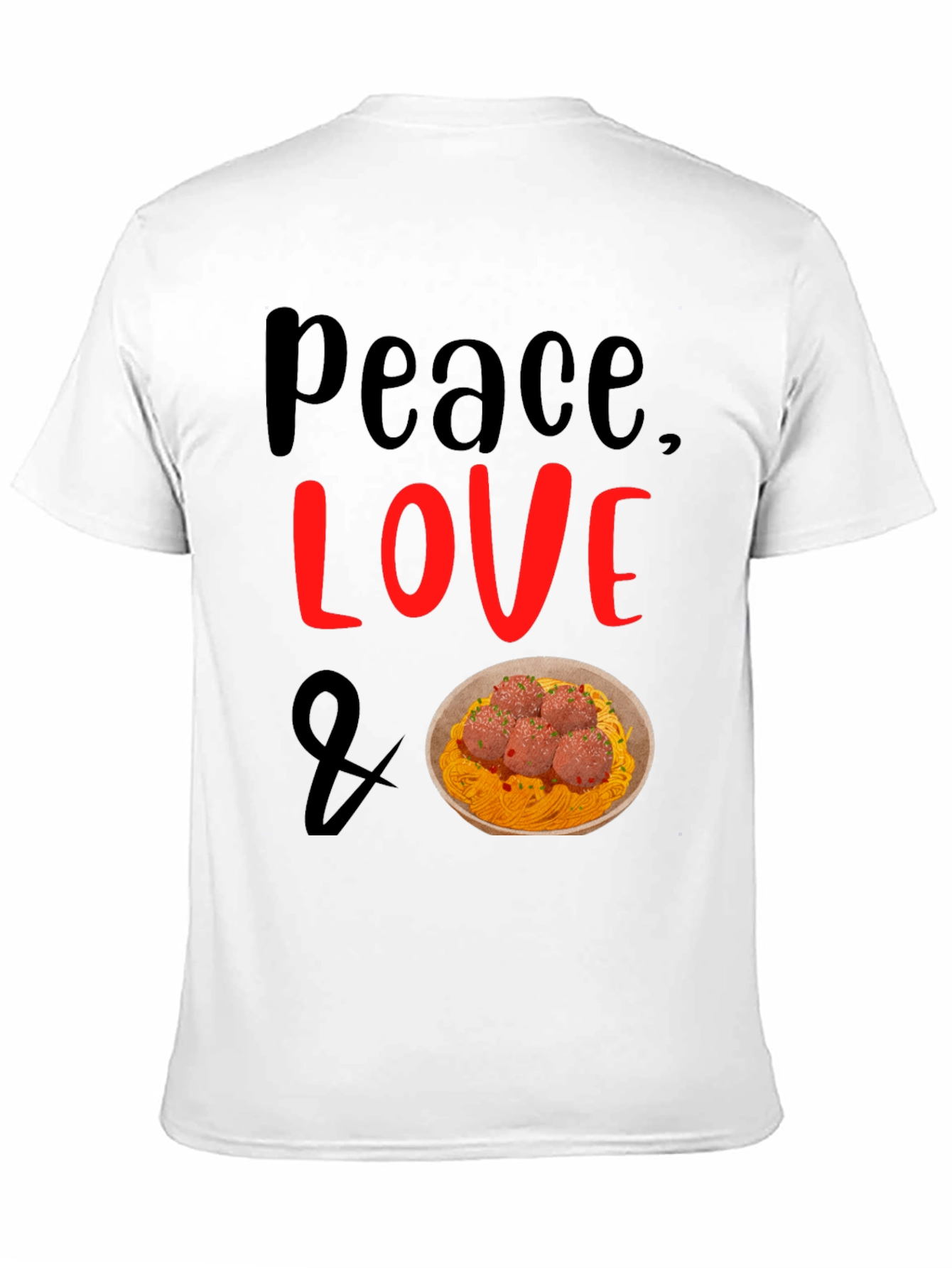 Peace Love Spaghetti T-Shirt