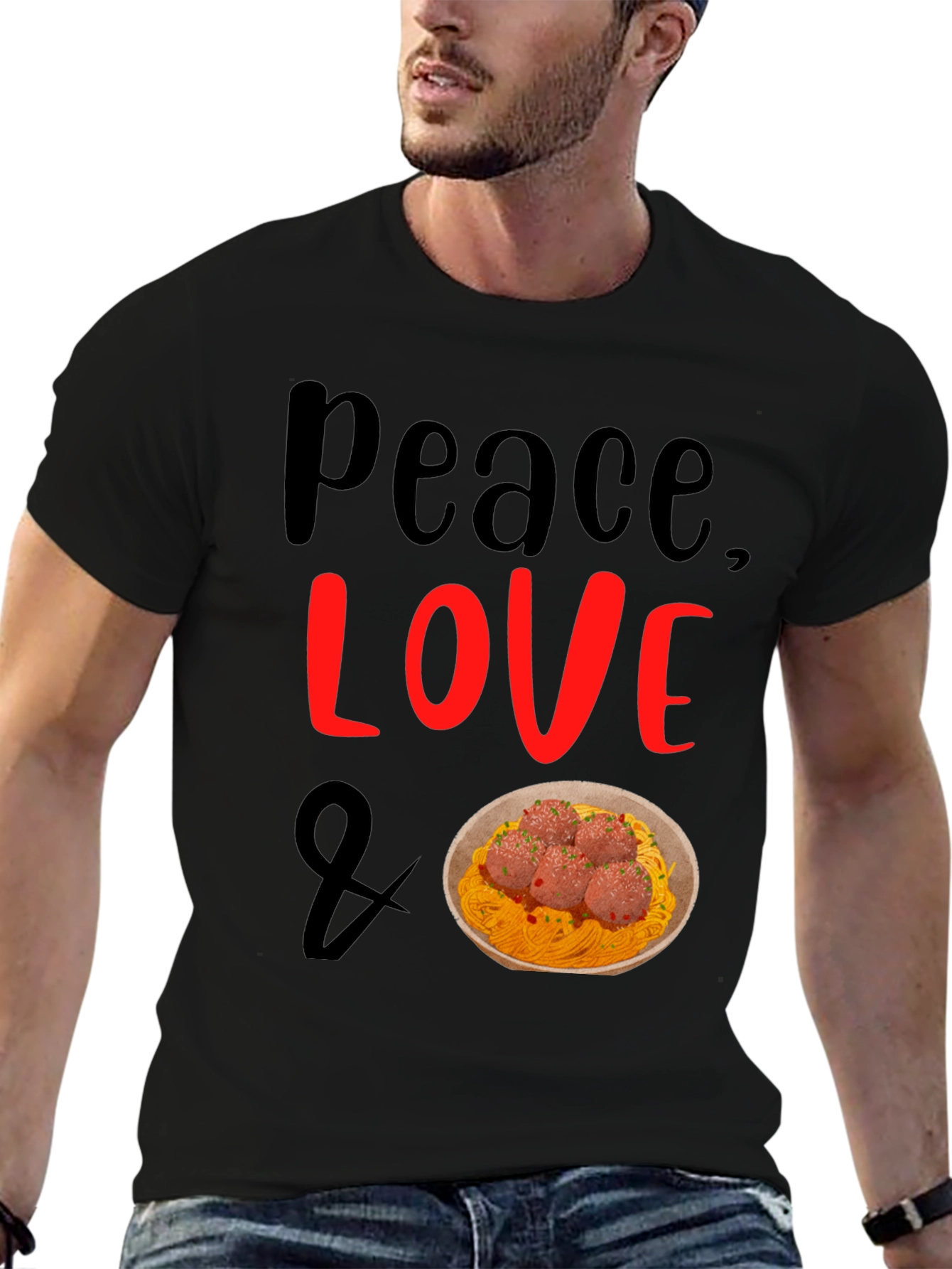 Peace Love Spaghetti T-Shirt